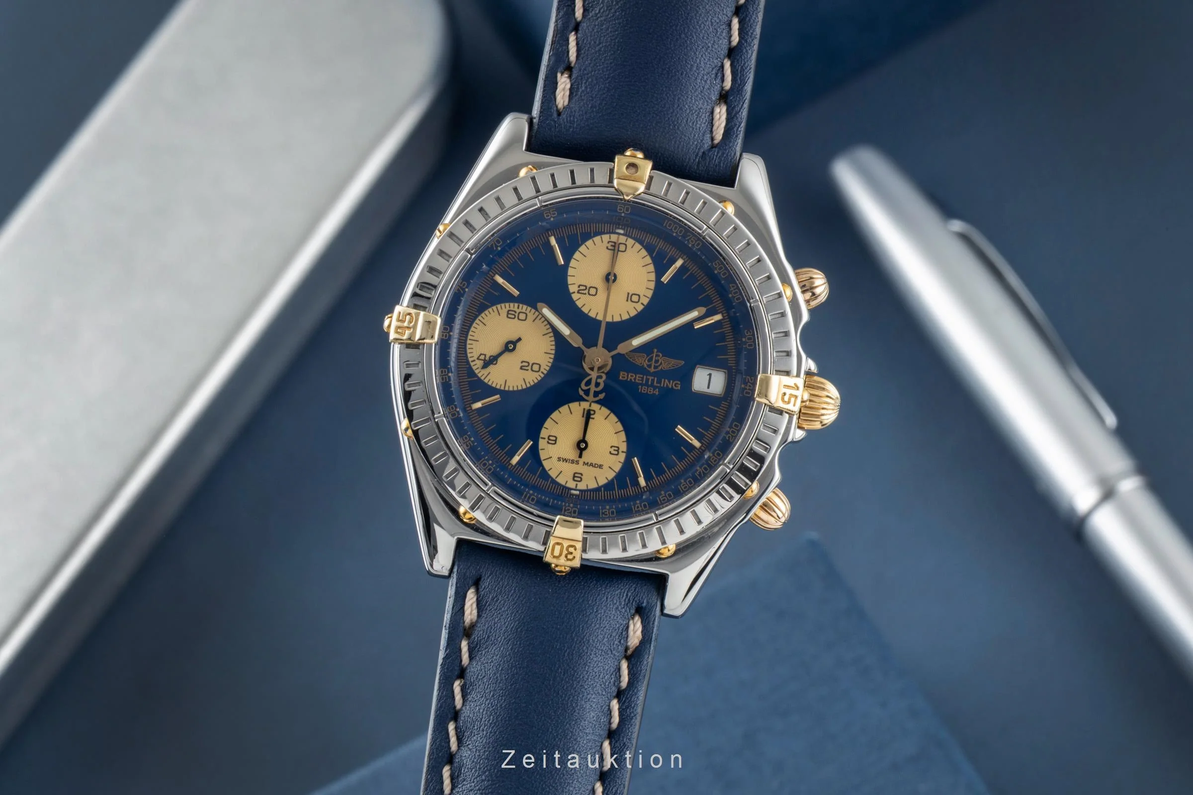 Breitling Chronomat chronograph steel / gold automatic men's watch B13048  [2600215] - Image 2