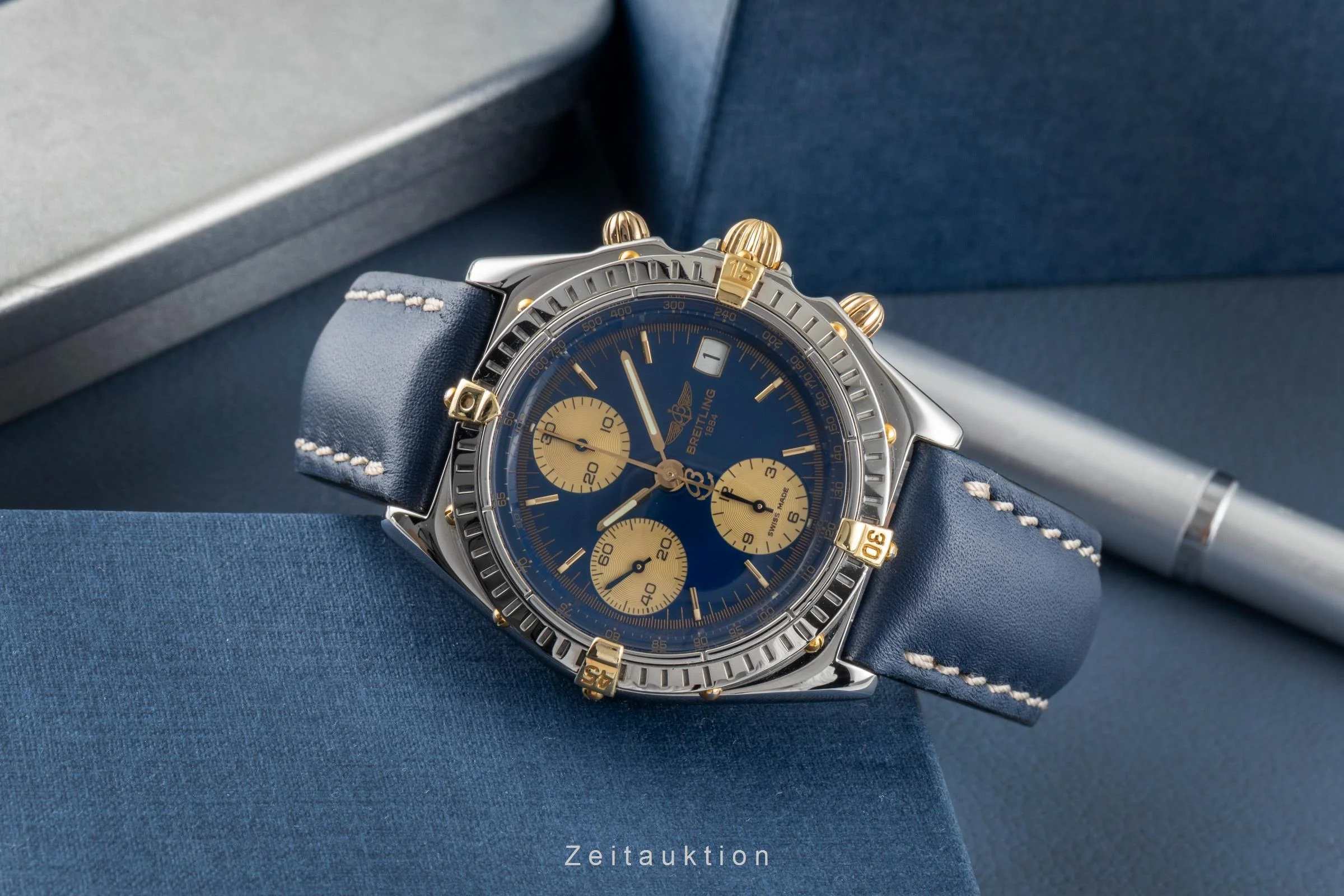 Breitling Chronomat chronograph steel / gold automatic men's watch B13048  [2600215] - Image 3