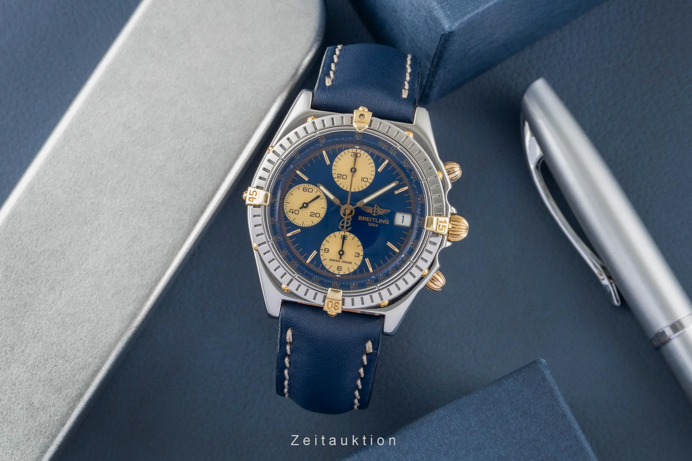 Breitling Chronomat chronograph steel / gold automatic men's watch B13048  [2600215] - Image 4