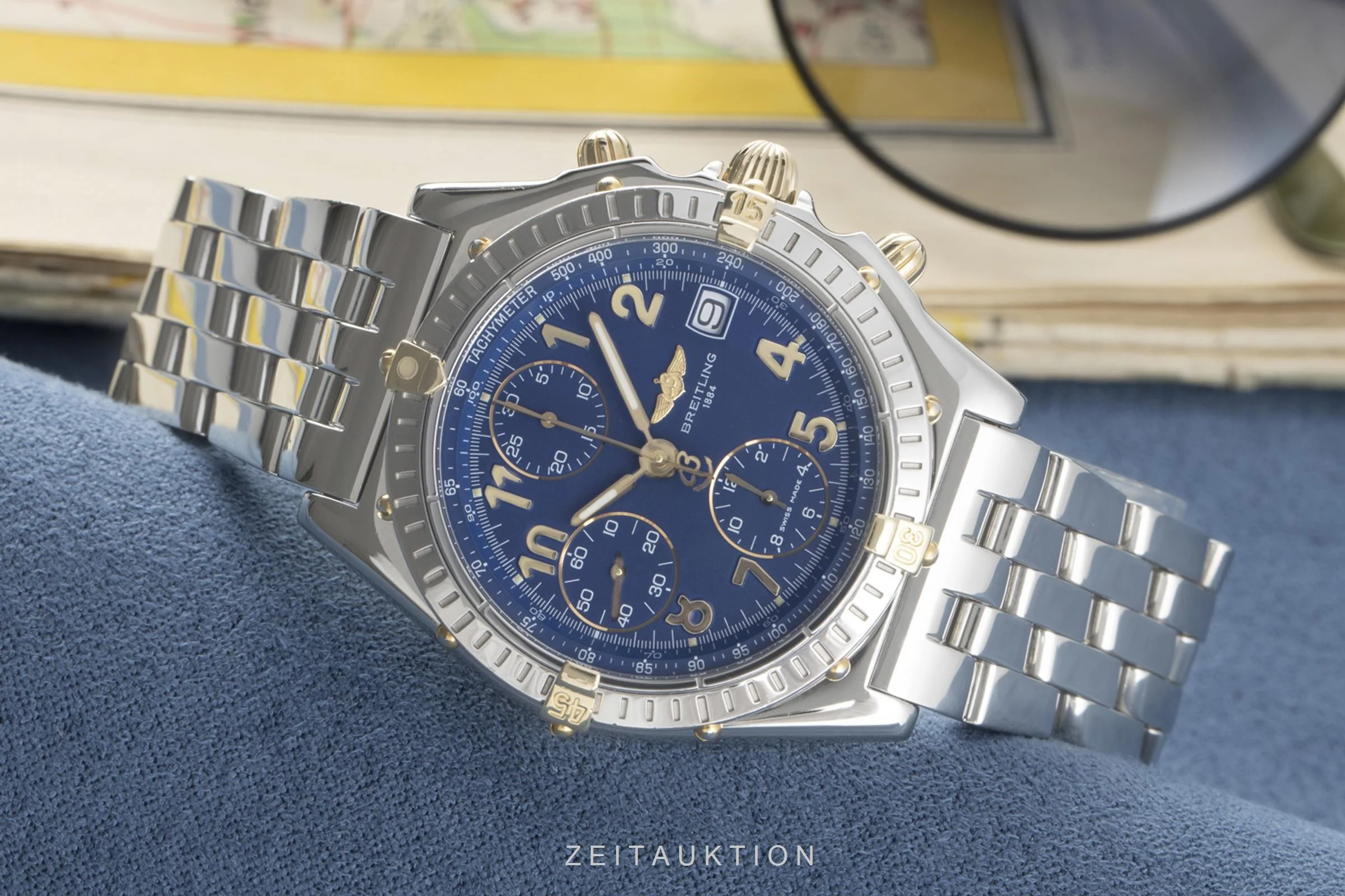 Breitling Chronomat chronograph steel / gold automatic men's watch B13050.1  [2106602] - Image 2