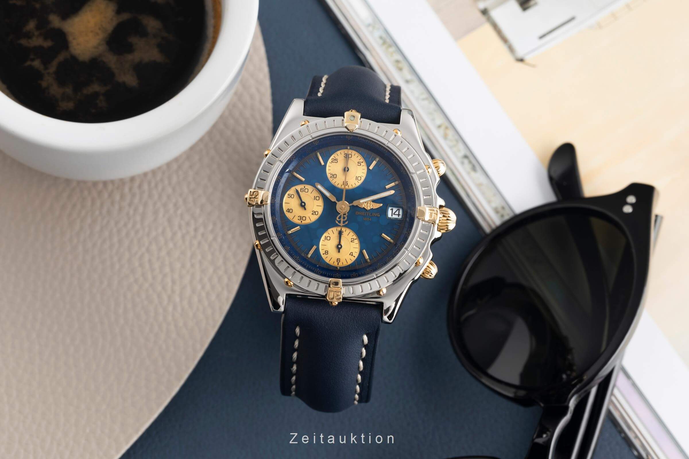 Breitling Chronomat chronograph steel / gold automatic men's watch B13050.1  [2500530] - Image 4