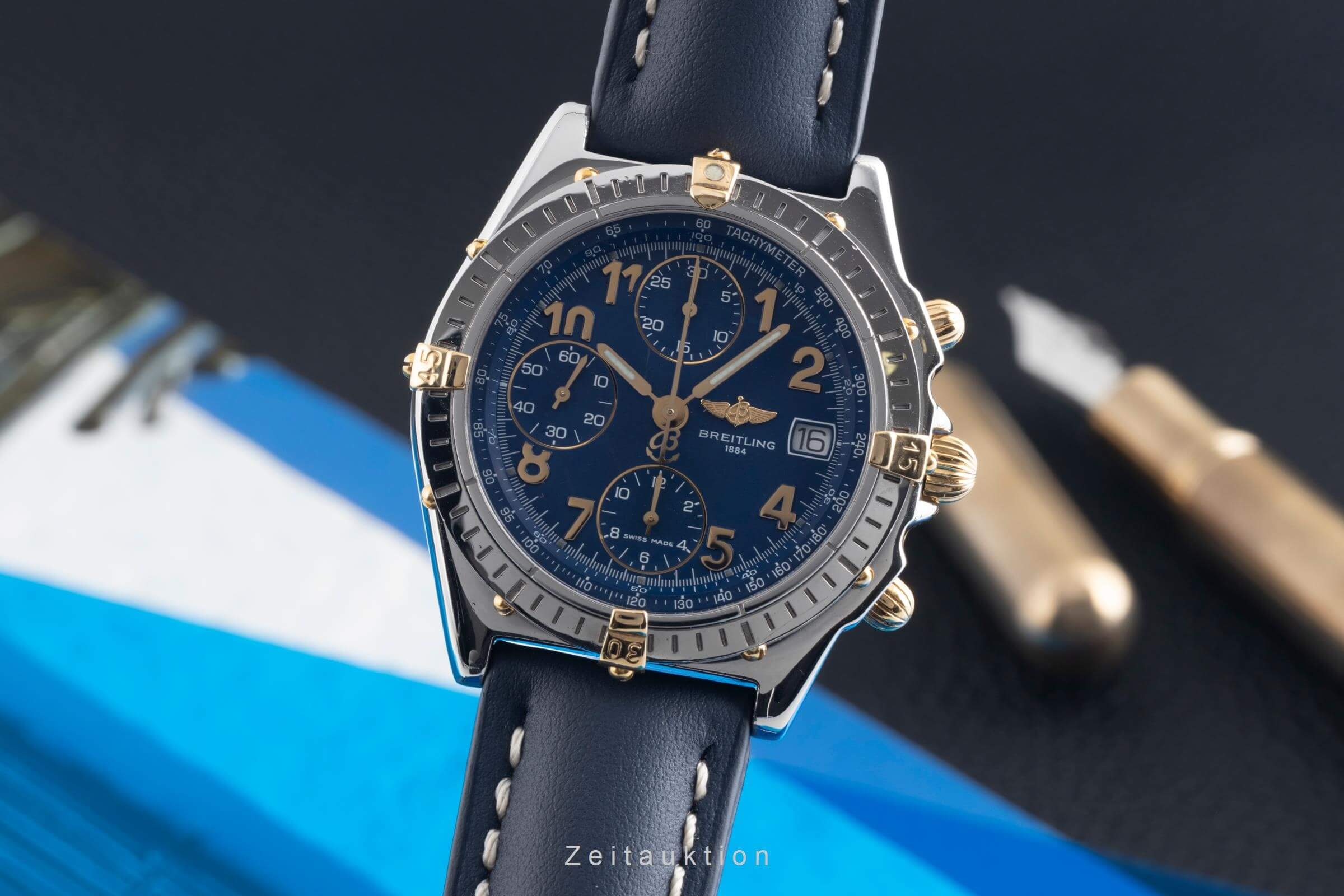 Breitling Chronomat chronograph steel / gold automatic men's watch B13050.1  [2501177] - Image 2