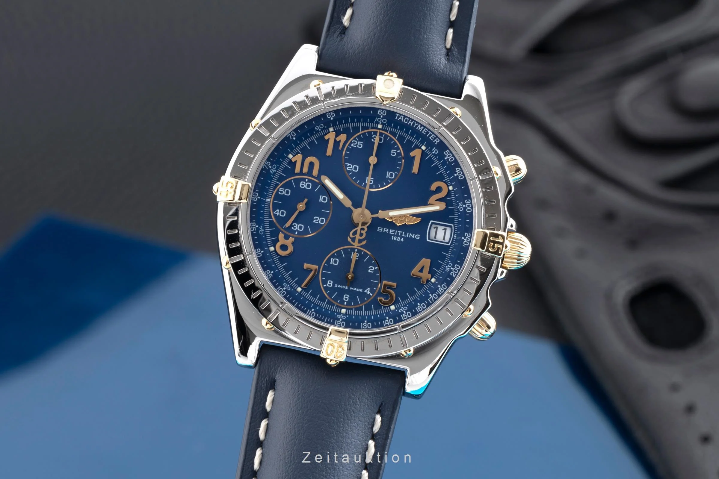 Breitling Chronomat chronograph steel / gold automatic men's watch B13050.1  [2502845] - Image 2