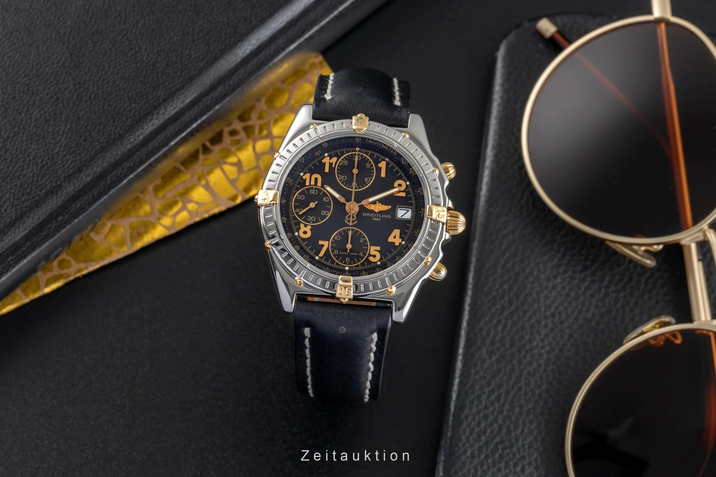 Breitling Chronomat chronograph steel / gold automatic men's watch B13050.1  [2502938] - Image 4