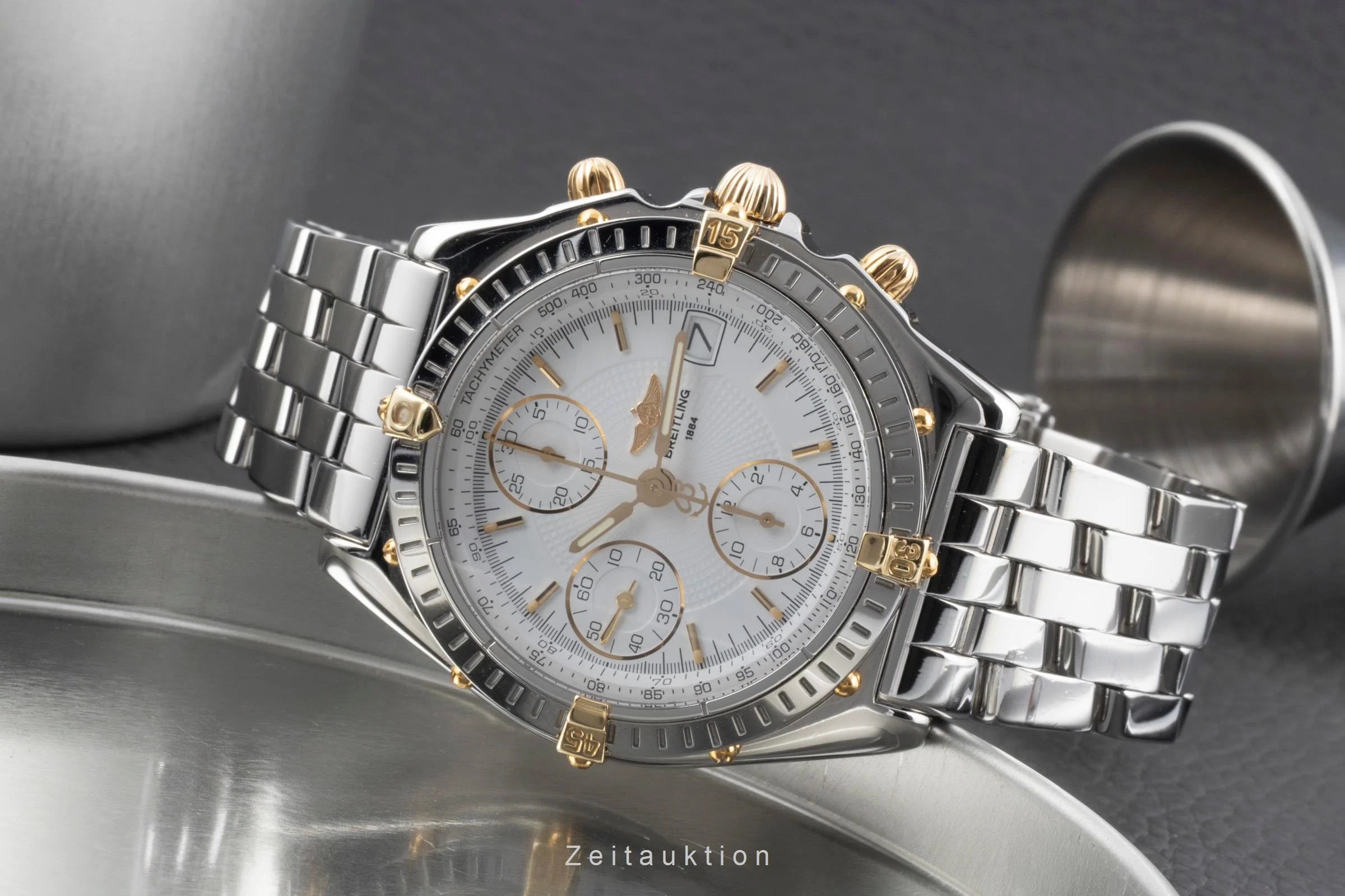 Breitling Chronomat chronograph steel / gold automatic men's watch B13050.1  [2502950] - Image 3