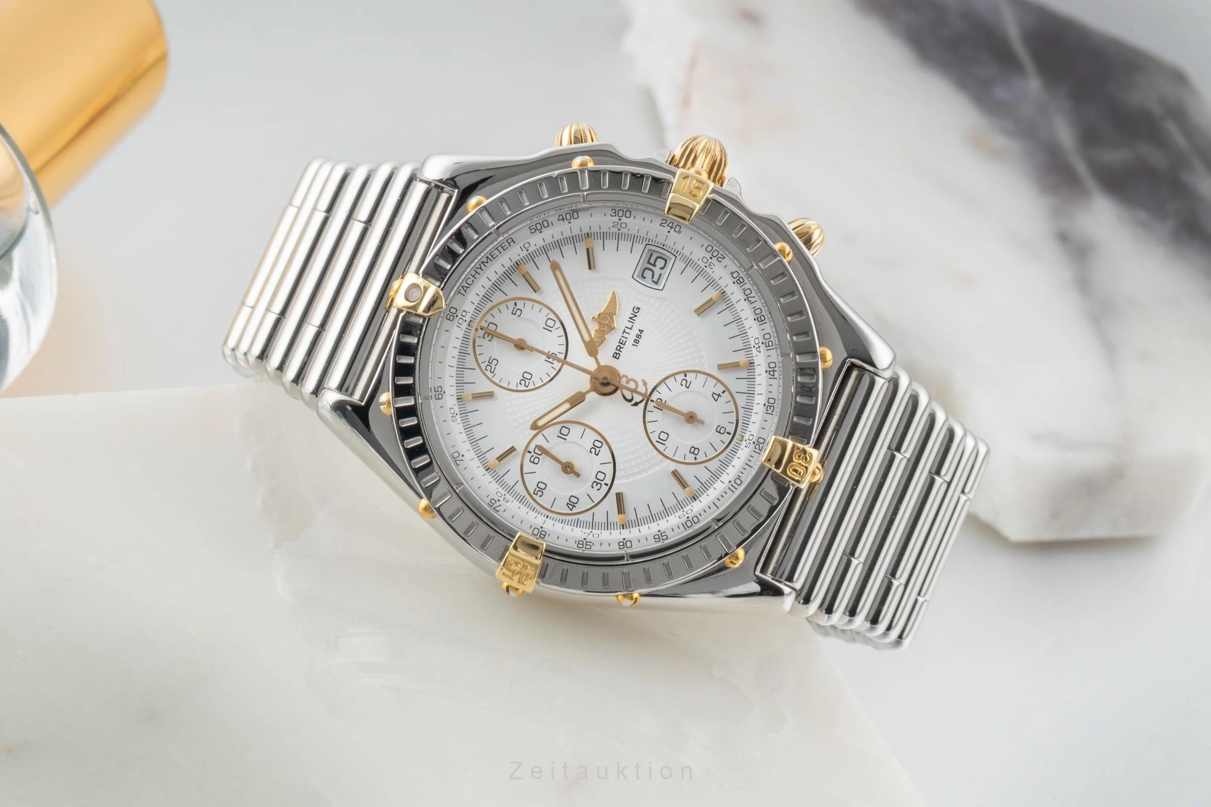 Breitling Chronomat chronograph steel / gold automatic men's watch B13050.1  [2503095] - Image 3