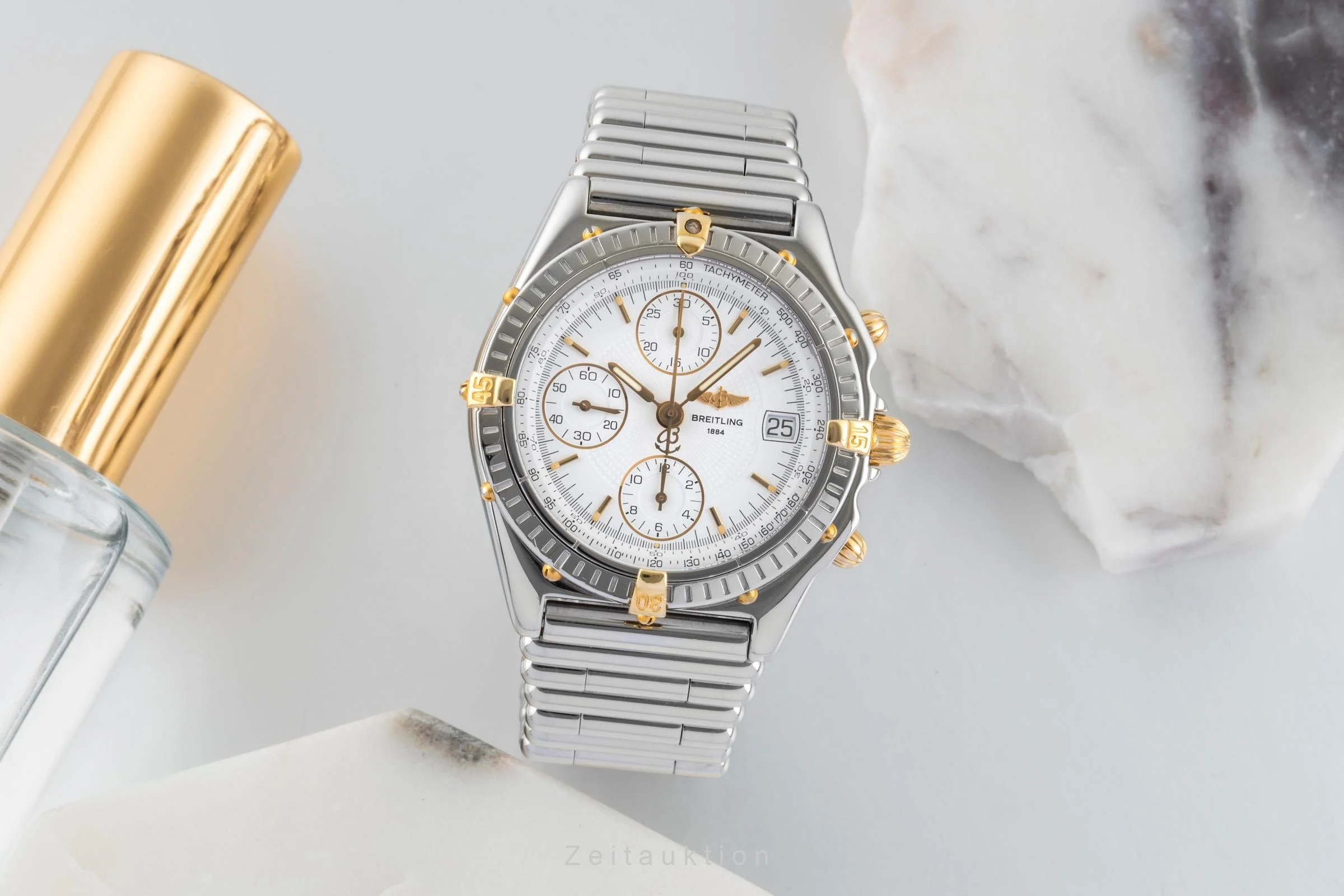 Breitling Chronomat chronograph steel / gold automatic men's watch B13050.1  [2503095] - Image 4