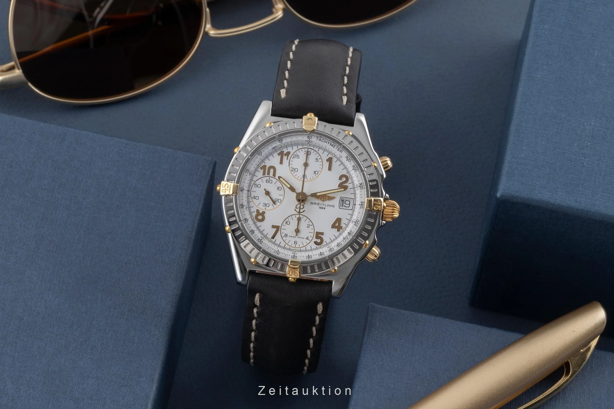 Breitling Chronomat chronograph steel / gold automatic men's watch B13050.1  [2503554] - Image 4