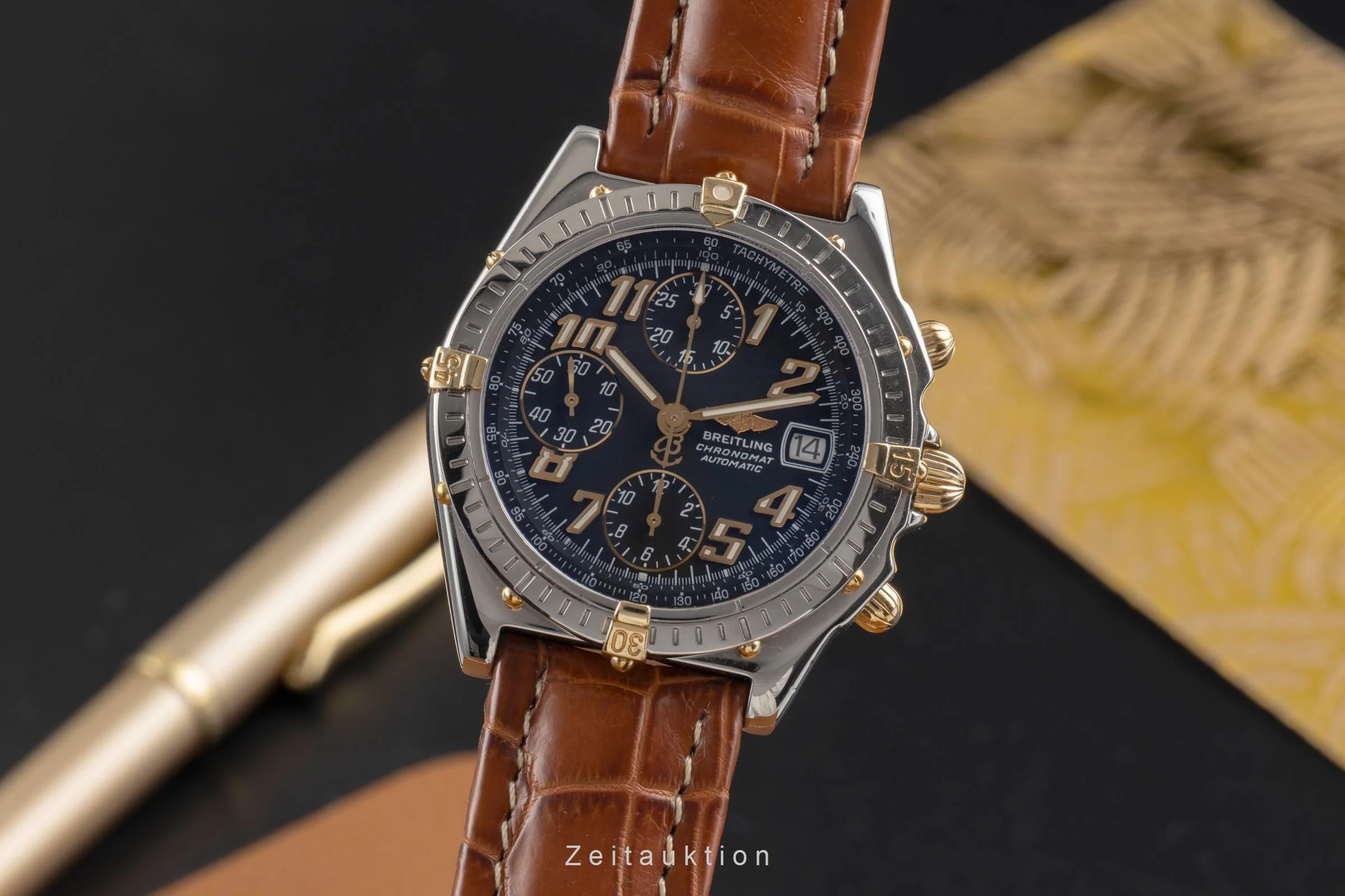 Breitling Chronomat chronograph steel / gold automatic men's watch B13050.1  [2503805] - Image 2