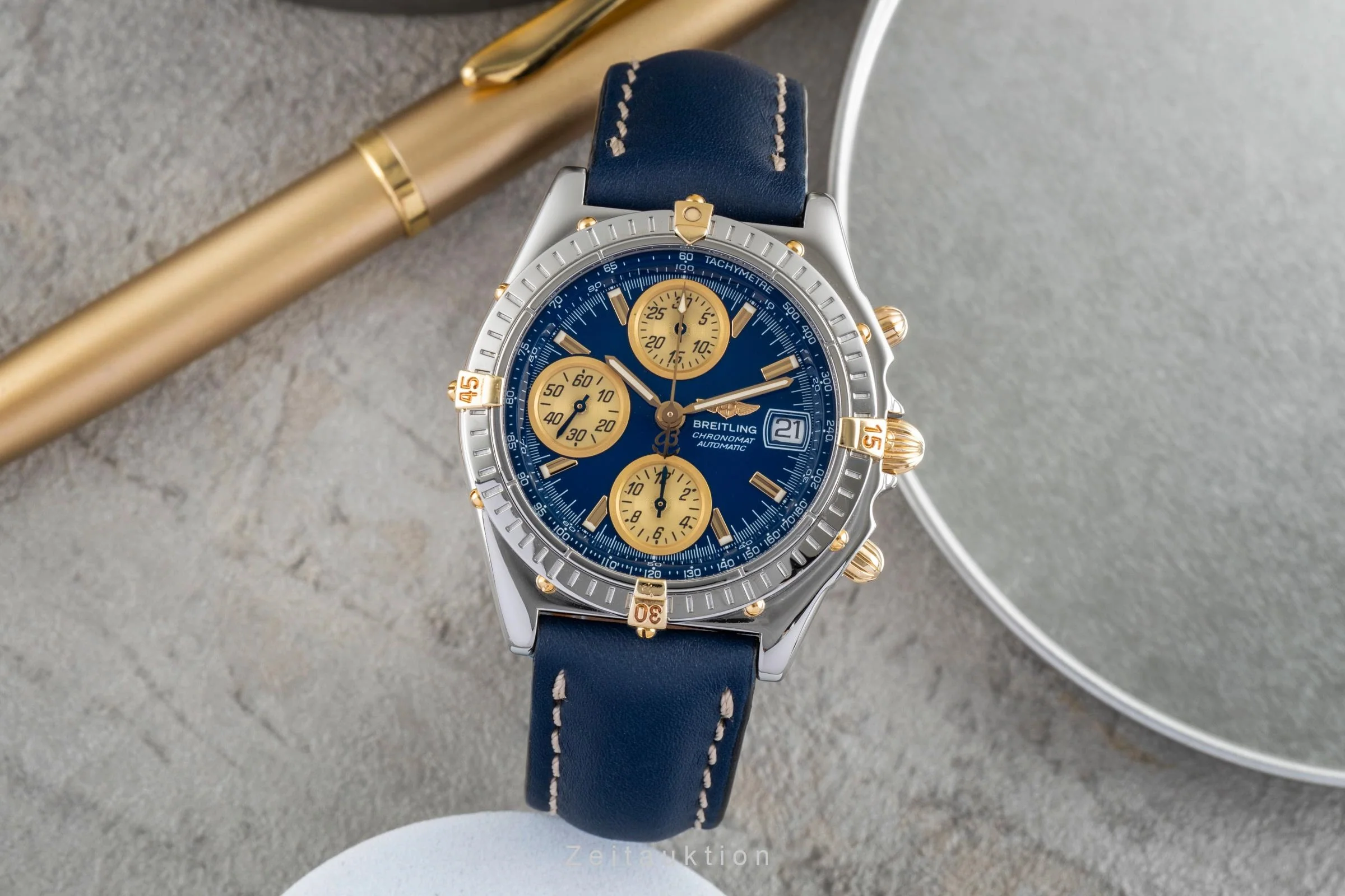 Breitling Chronomat chronograph steel / gold automatic men's watch B13050.1  [2505155] - Image 4