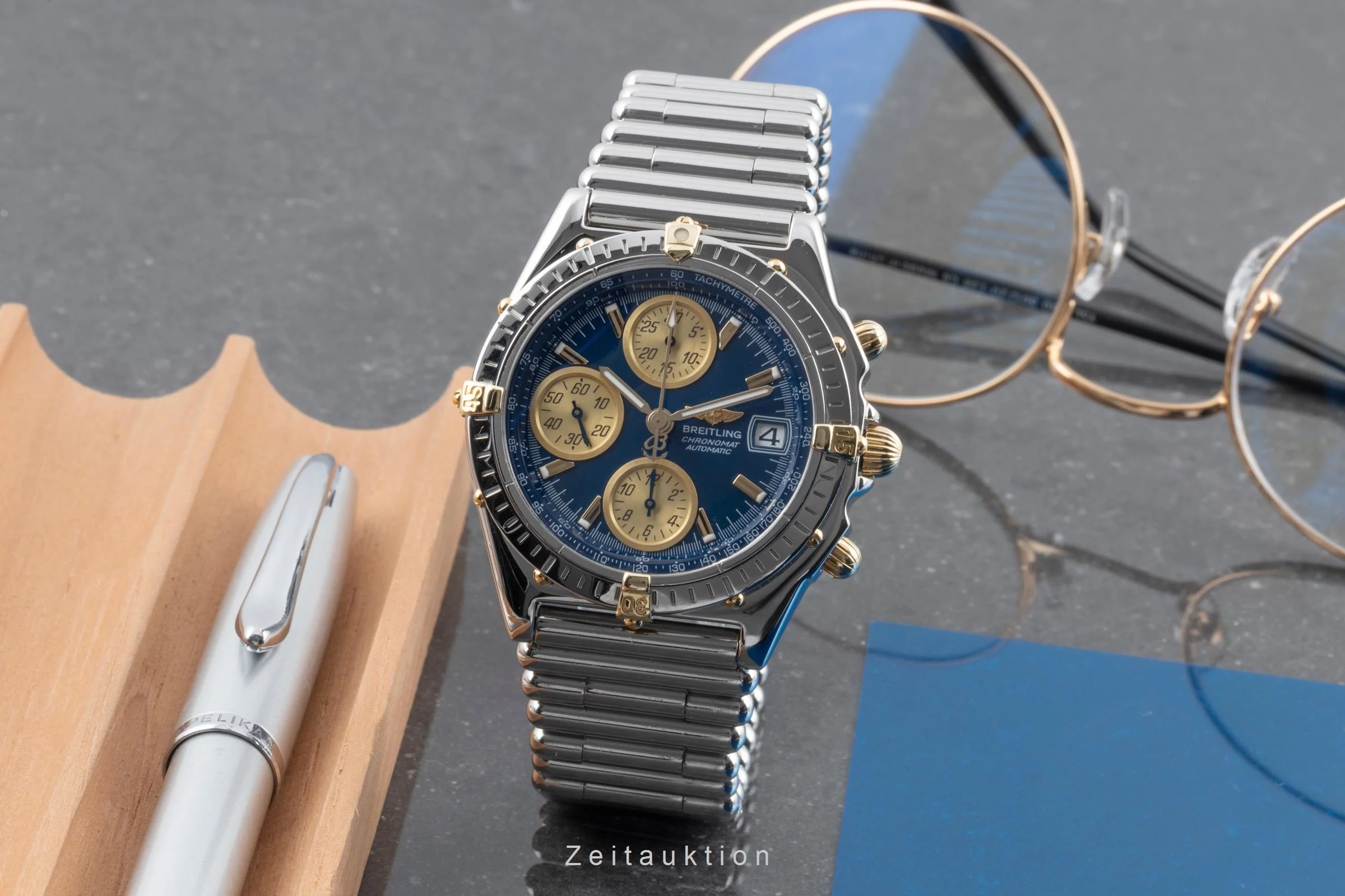 Breitling Chronomat chronograph steel / gold automatic men's watch B13050.1  [2505538] - Image 4