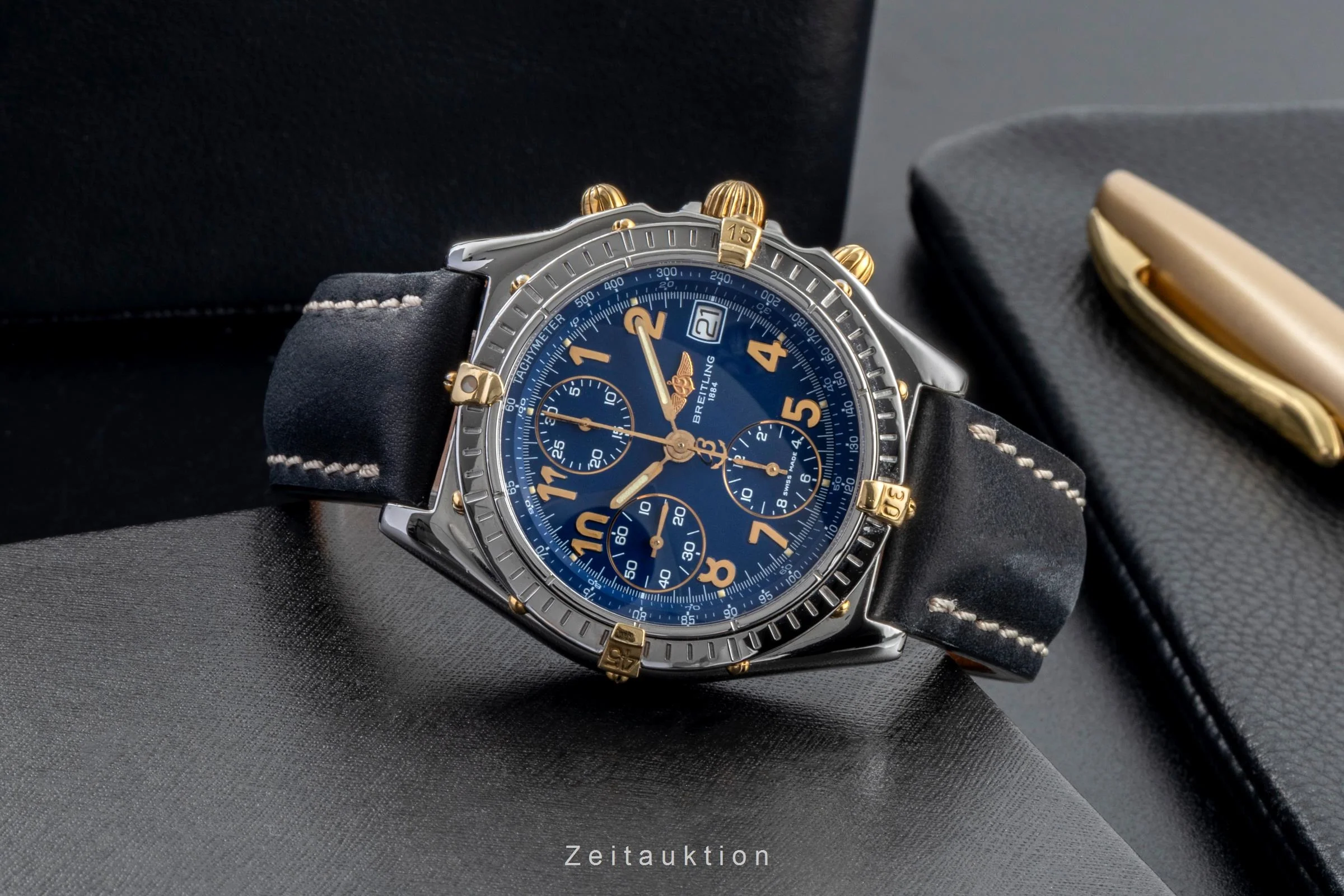 Breitling Chronomat chronograph steel / gold automatic men's watch B13050.1  [2506540] - Image 3