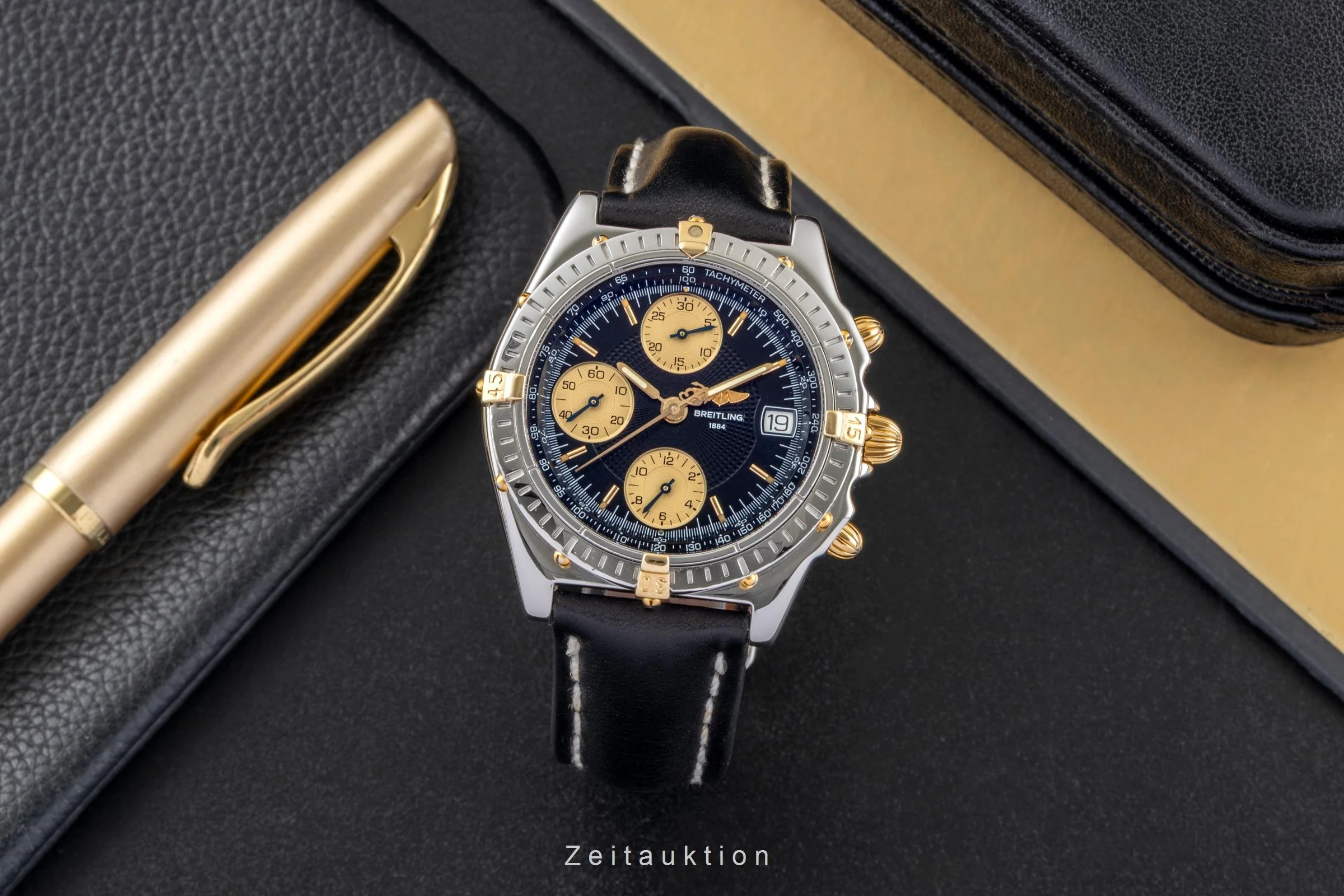 Breitling Chronomat chronograph steel / gold automatic men's watch B13050.1  [2600988] - Image 4
