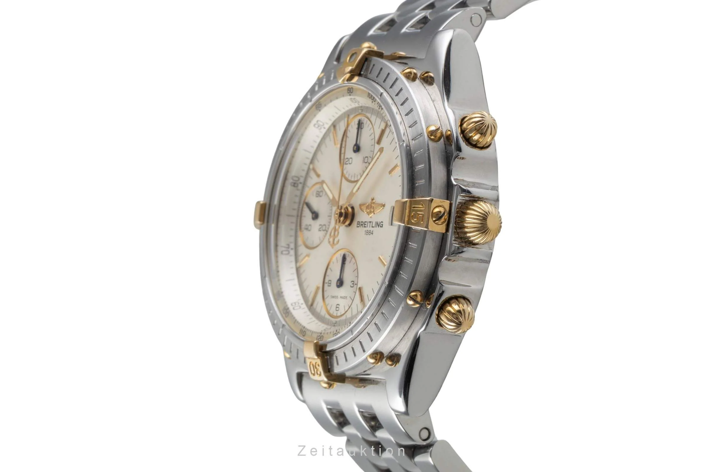 Breitling Chronomat chronograph steel / gold automatic men's watch B13050  [2501714] - Image 7