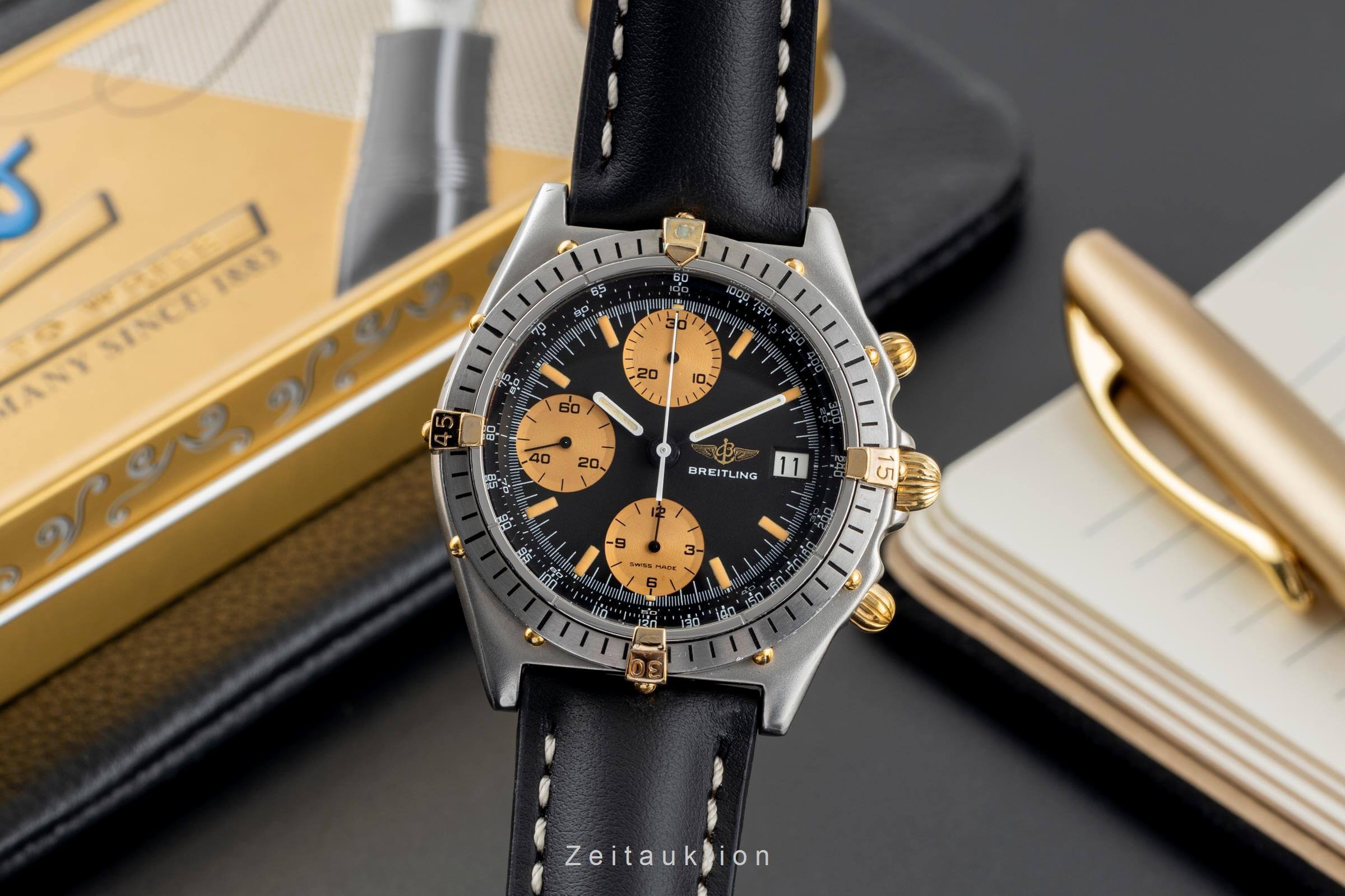 Breitling Chronomat chronograph steel / gold automatic men's watch B13055  [2501514] - Image 2
