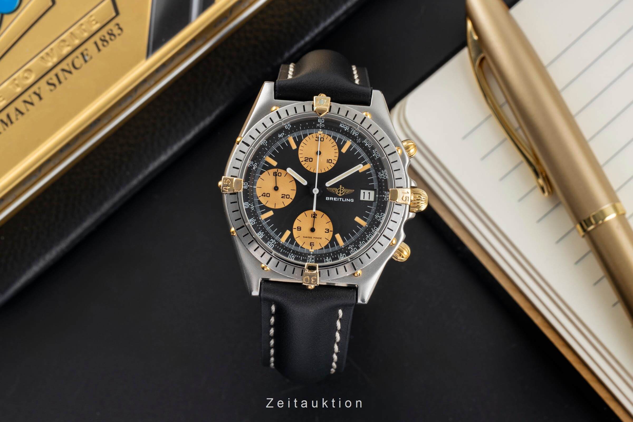 Breitling Chronomat chronograph steel / gold automatic men's watch B13055  [2501514] - Image 4