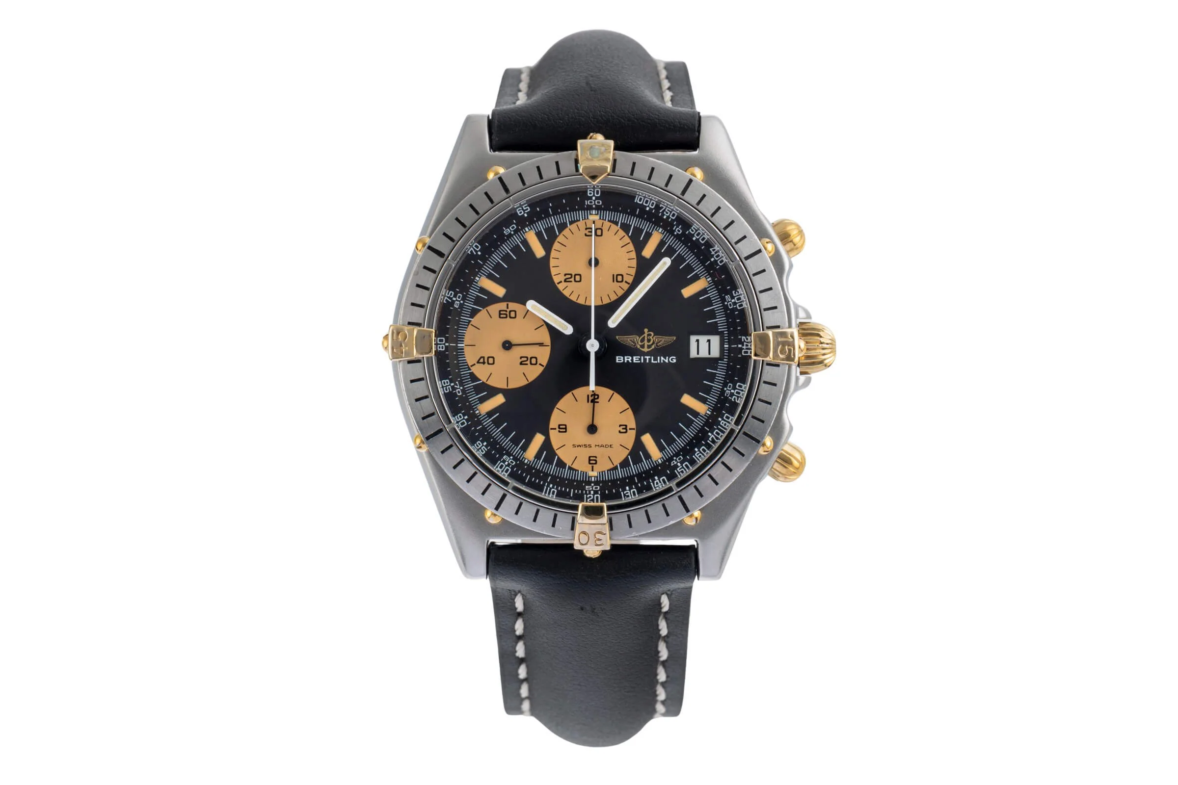 Breitling Chronomat chronograph steel / gold automatic men's watch B13055  [2501514] - Image 5