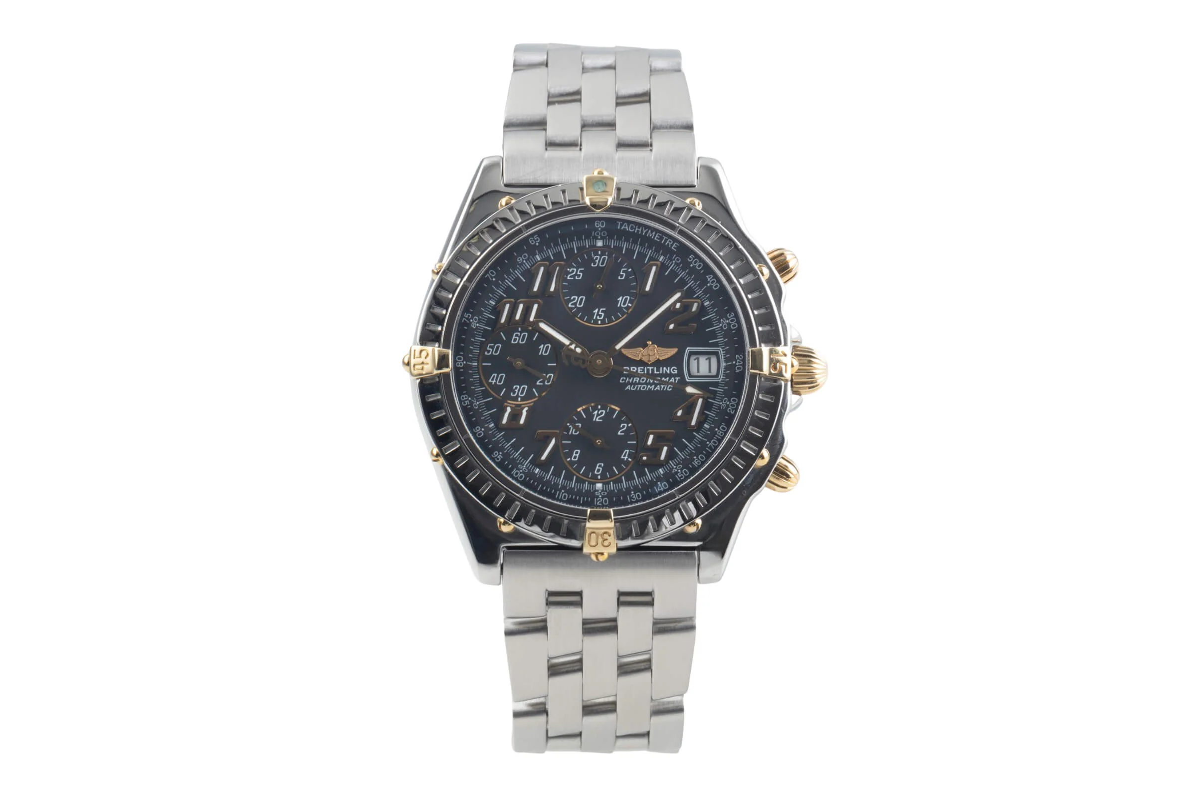 Breitling Chronomat chronograph steel / gold automatic men's watch B13350  [2500673] - Image 5