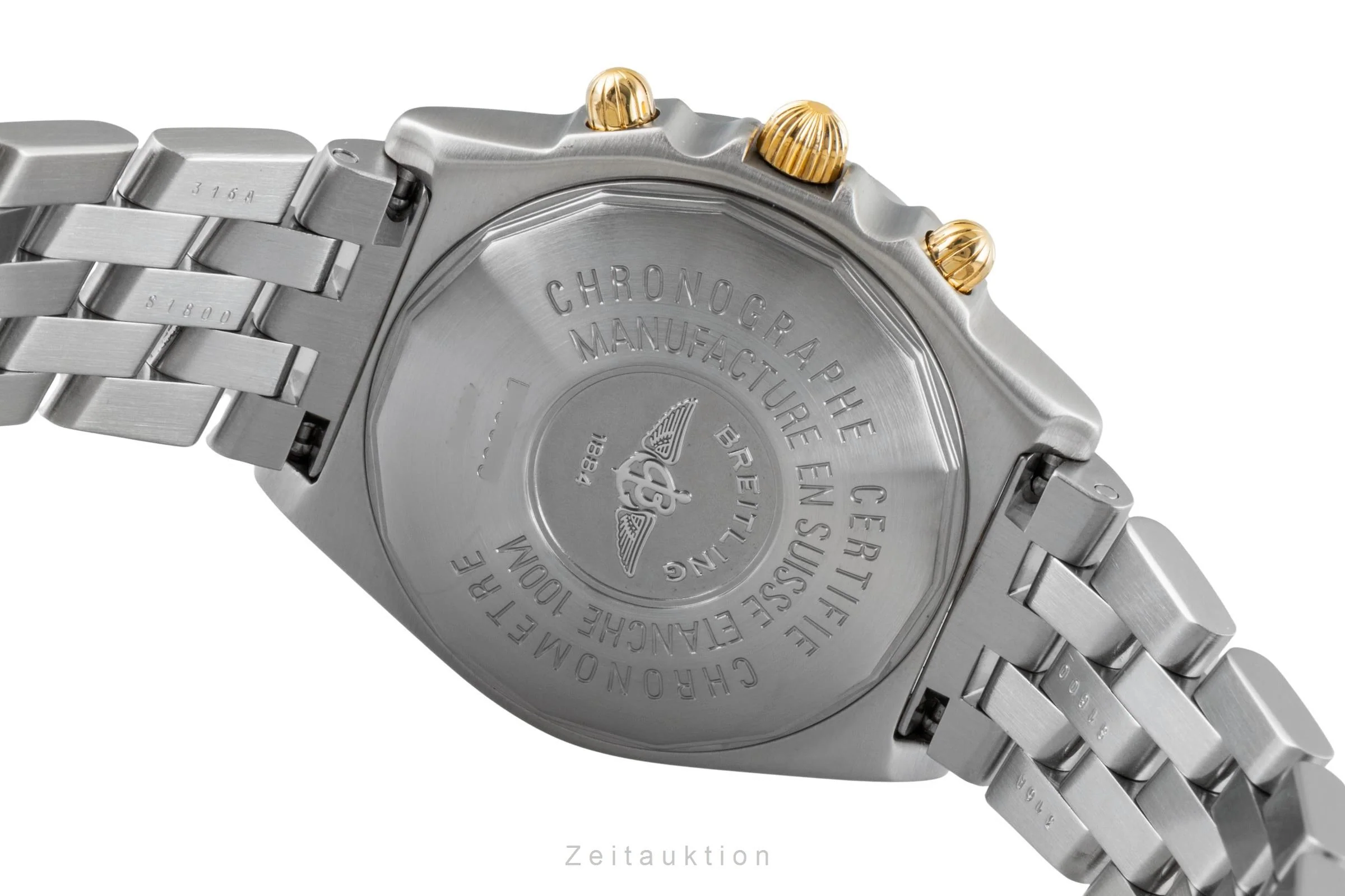 Breitling Chronomat chronograph steel / gold automatic men's watch B13350  [2600035] - Image 13
