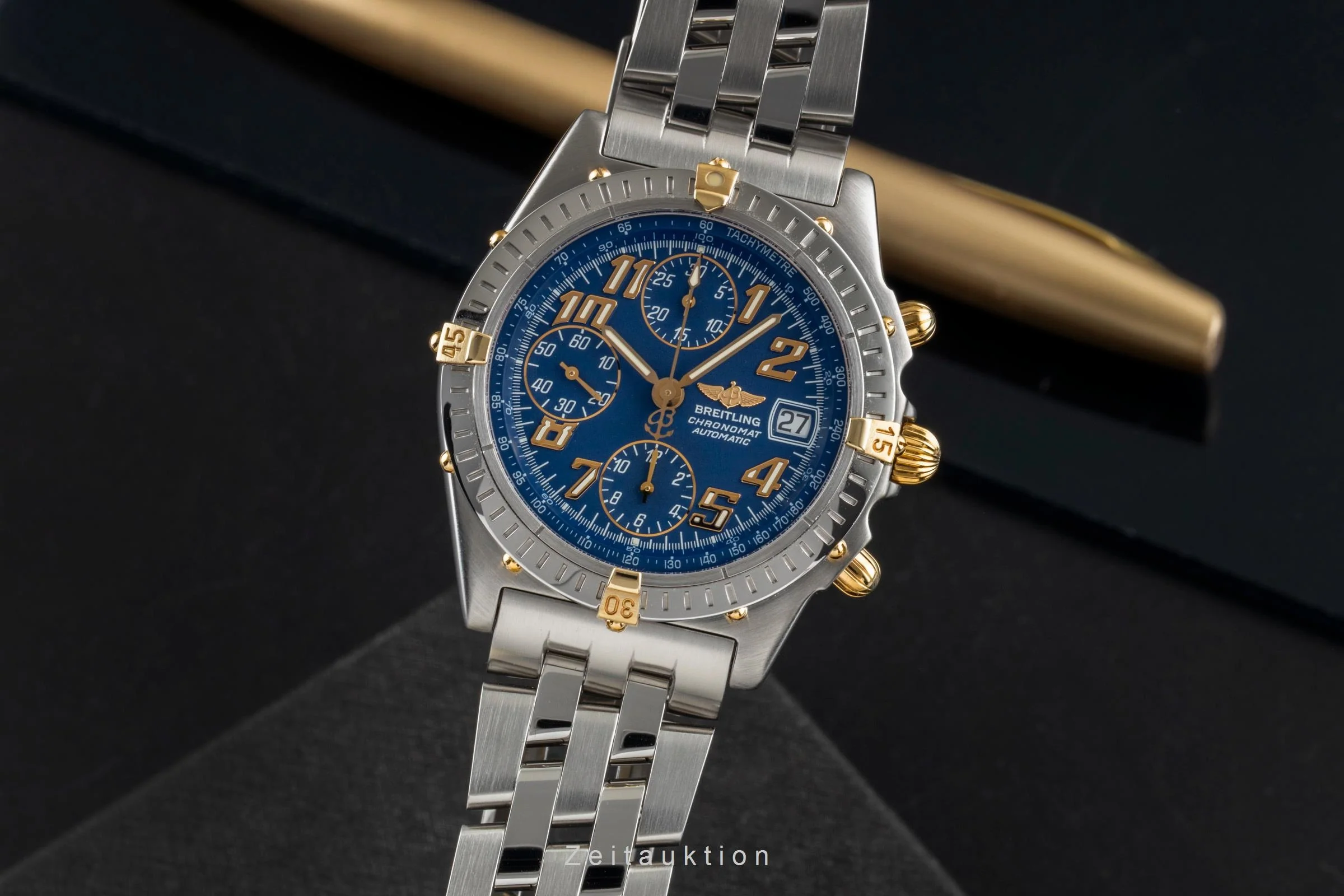 Breitling Chronomat chronograph steel / gold automatic men's watch B13350  [2600035] - Image 2