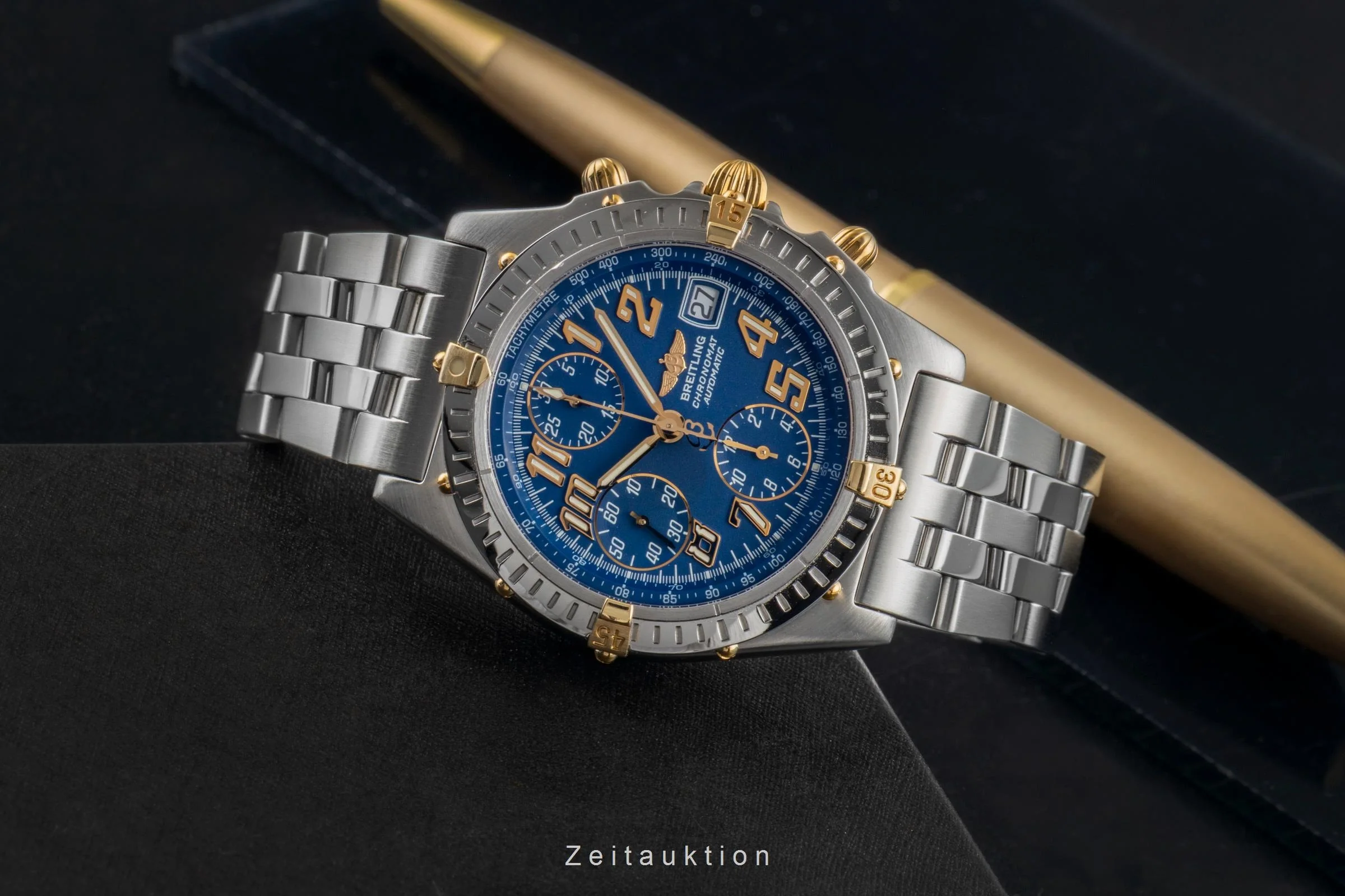 Breitling Chronomat chronograph steel / gold automatic men's watch B13350  [2600035] - Image 3