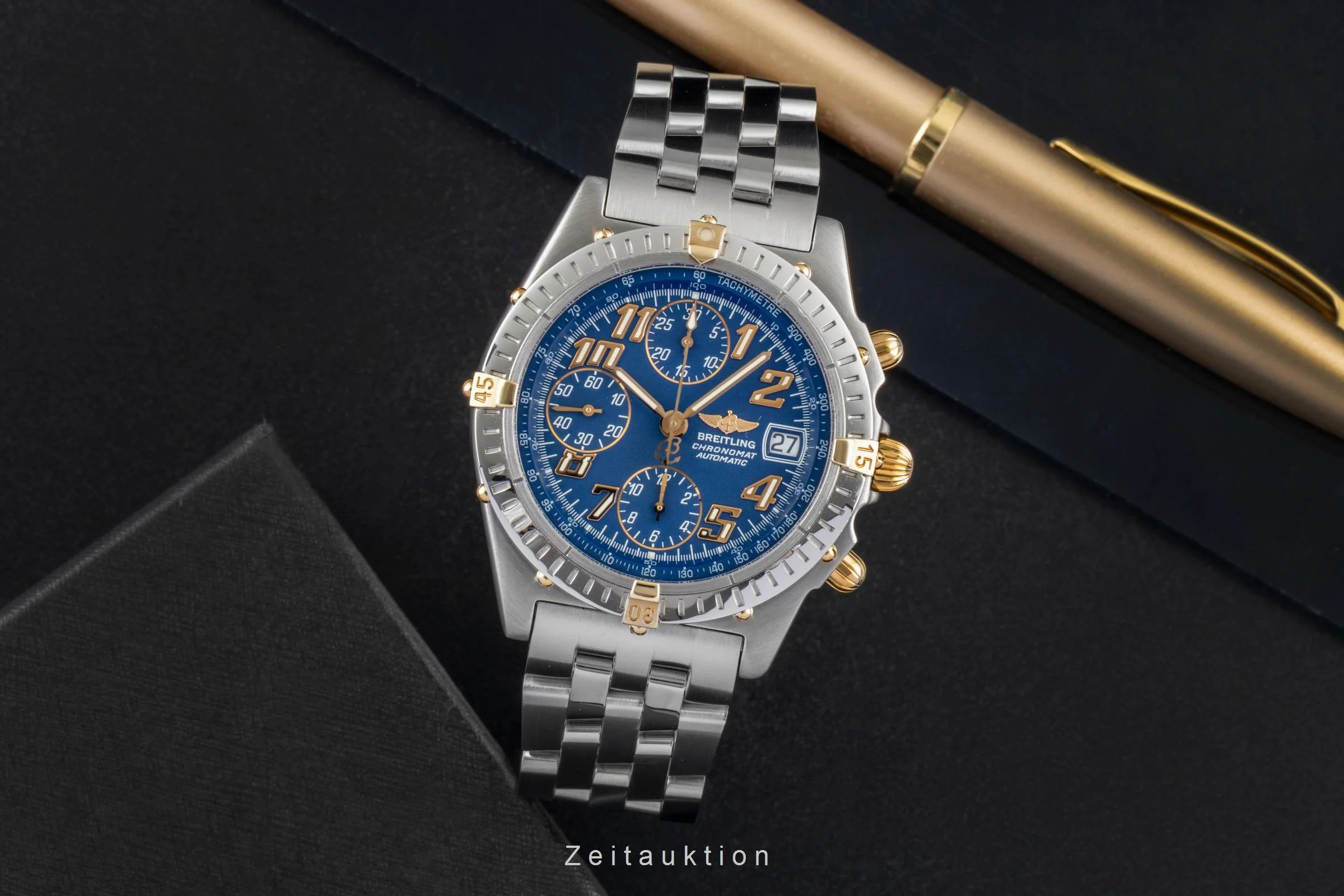 Breitling Chronomat chronograph steel / gold automatic men's watch B13350  [2600035] - Image 4