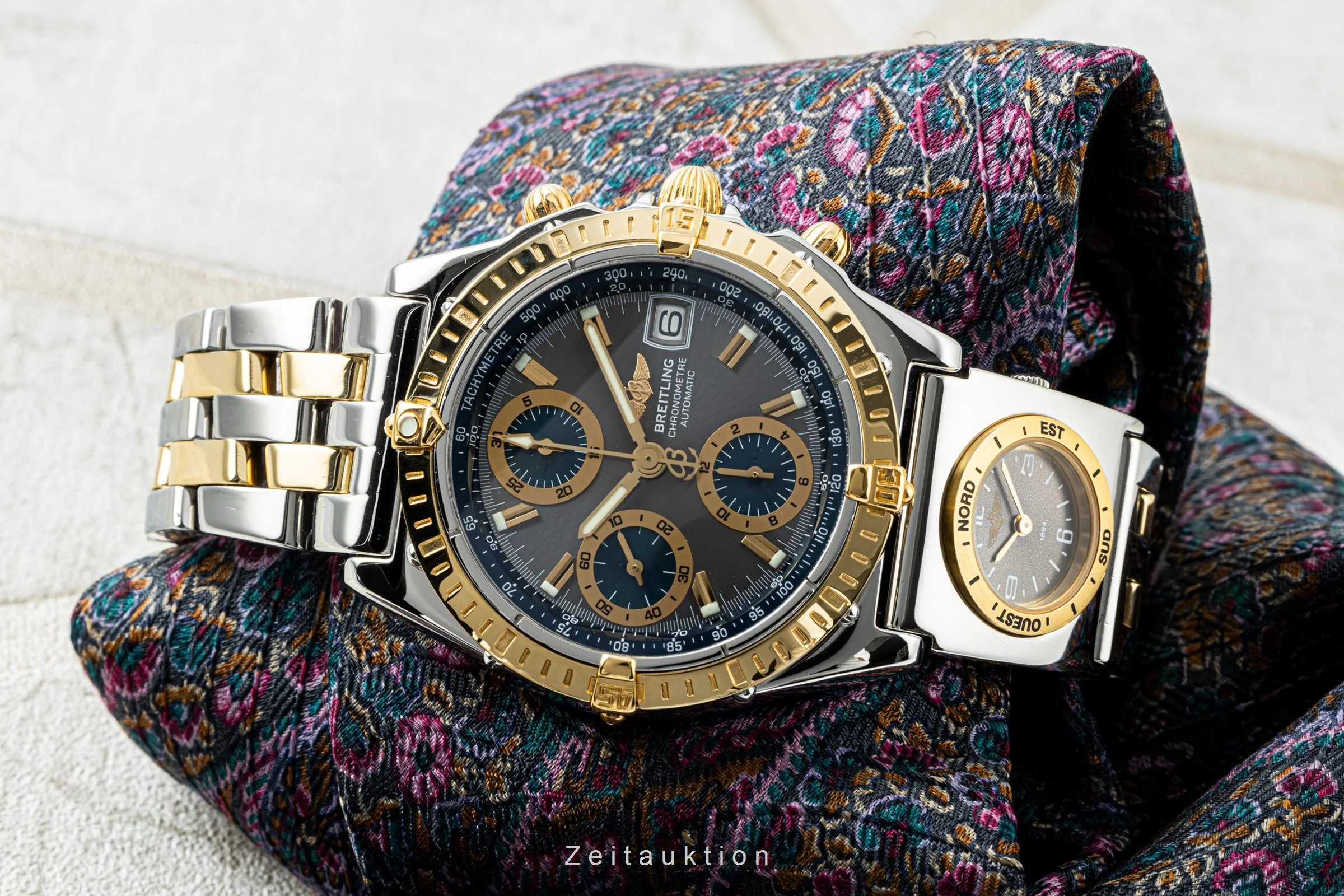 Breitling Chronomat chronograph steel / gold automatic men's watch B13352     B61172  [2204801] - Image 2