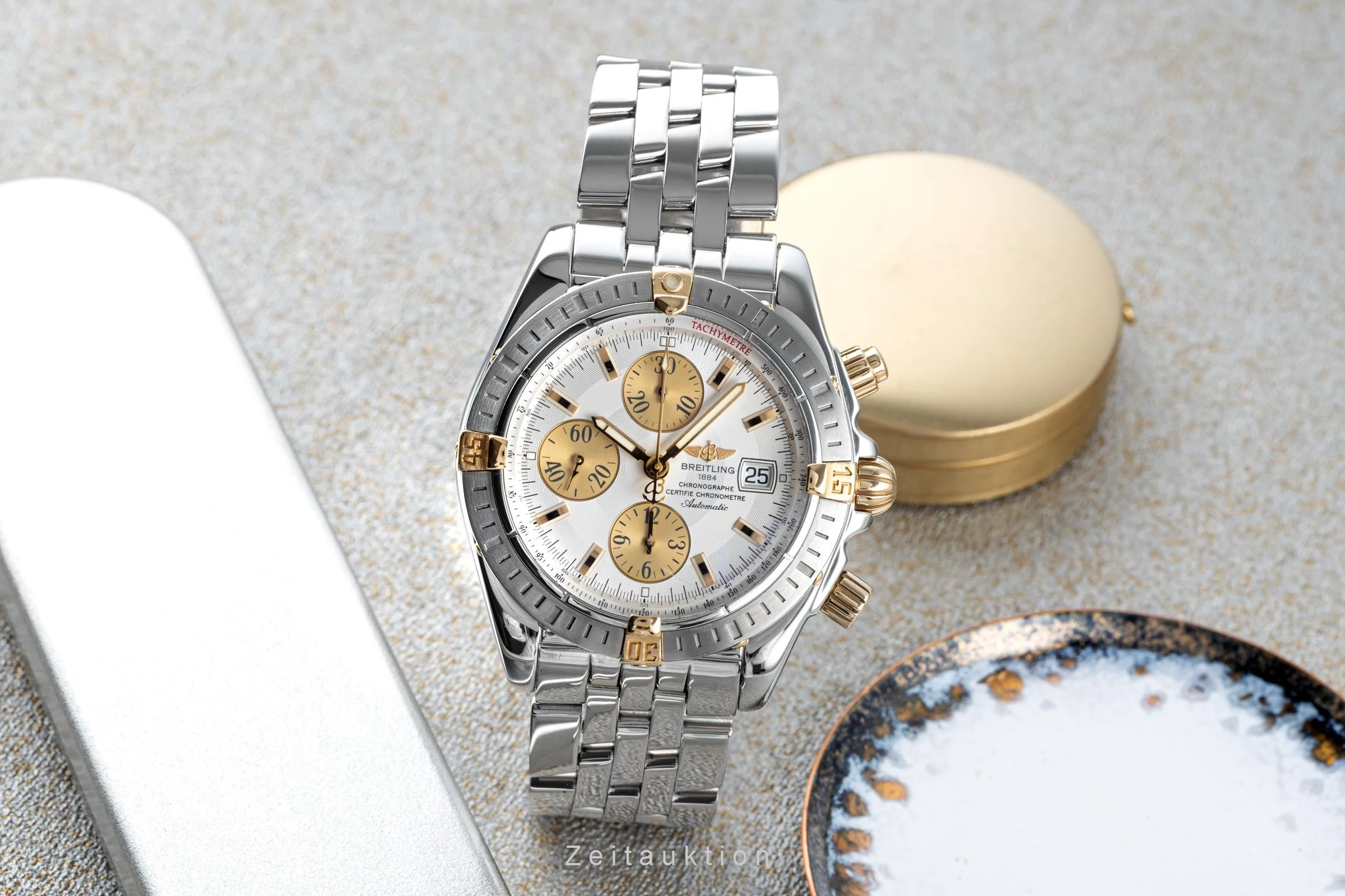 Breitling Chronomat chronograph steel / gold automatic men's watch B13356 LP: 9300EUR  [2203369] - Image 2