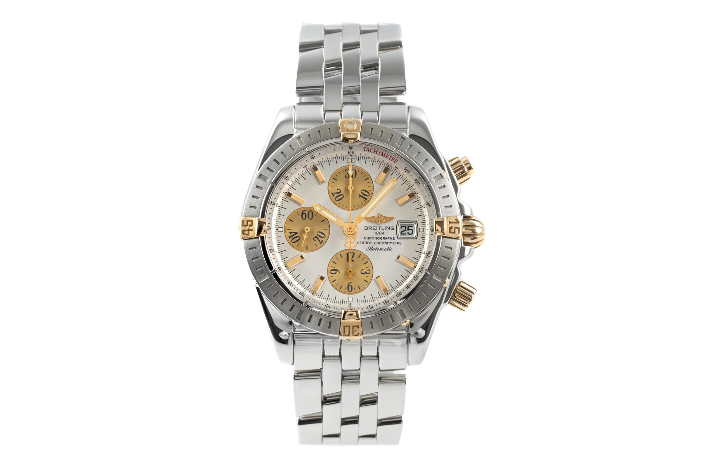 Breitling Chronomat chronograph steel / gold automatic men's watch B13356 LP: 9300EUR  [2203369] - Image 4