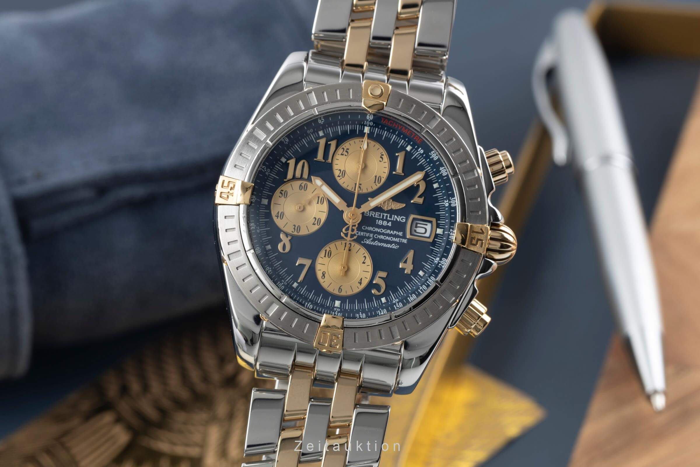Breitling Chronomat chronograph steel / gold automatic men's watch B13356  [2500047] - Image 2
