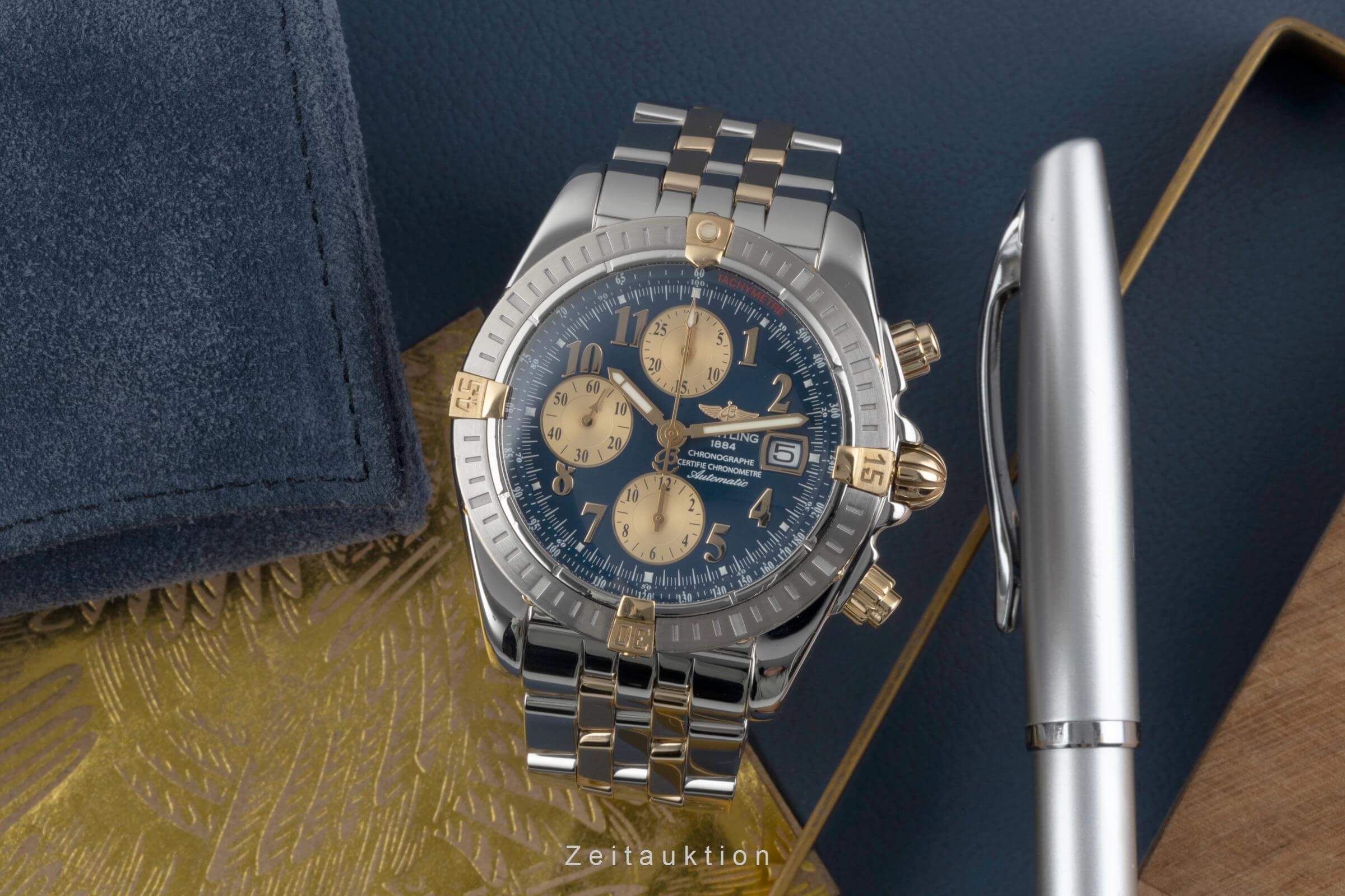 Breitling Chronomat chronograph steel / gold automatic men's watch B13356  [2500047] - Image 4