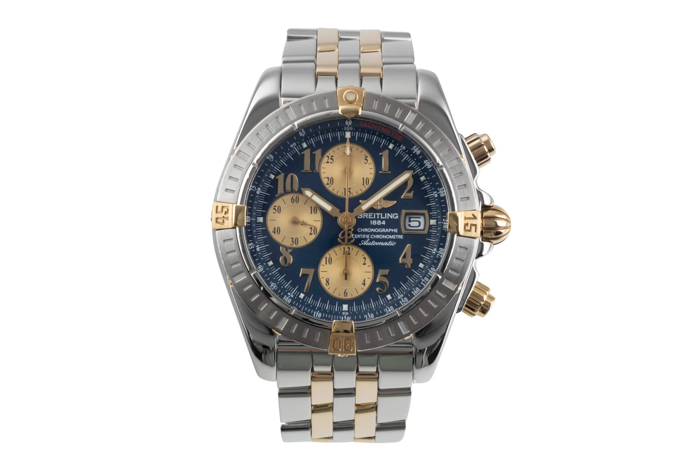 Breitling Chronomat chronograph steel / gold automatic men's watch B13356  [2500047] - Image 5
