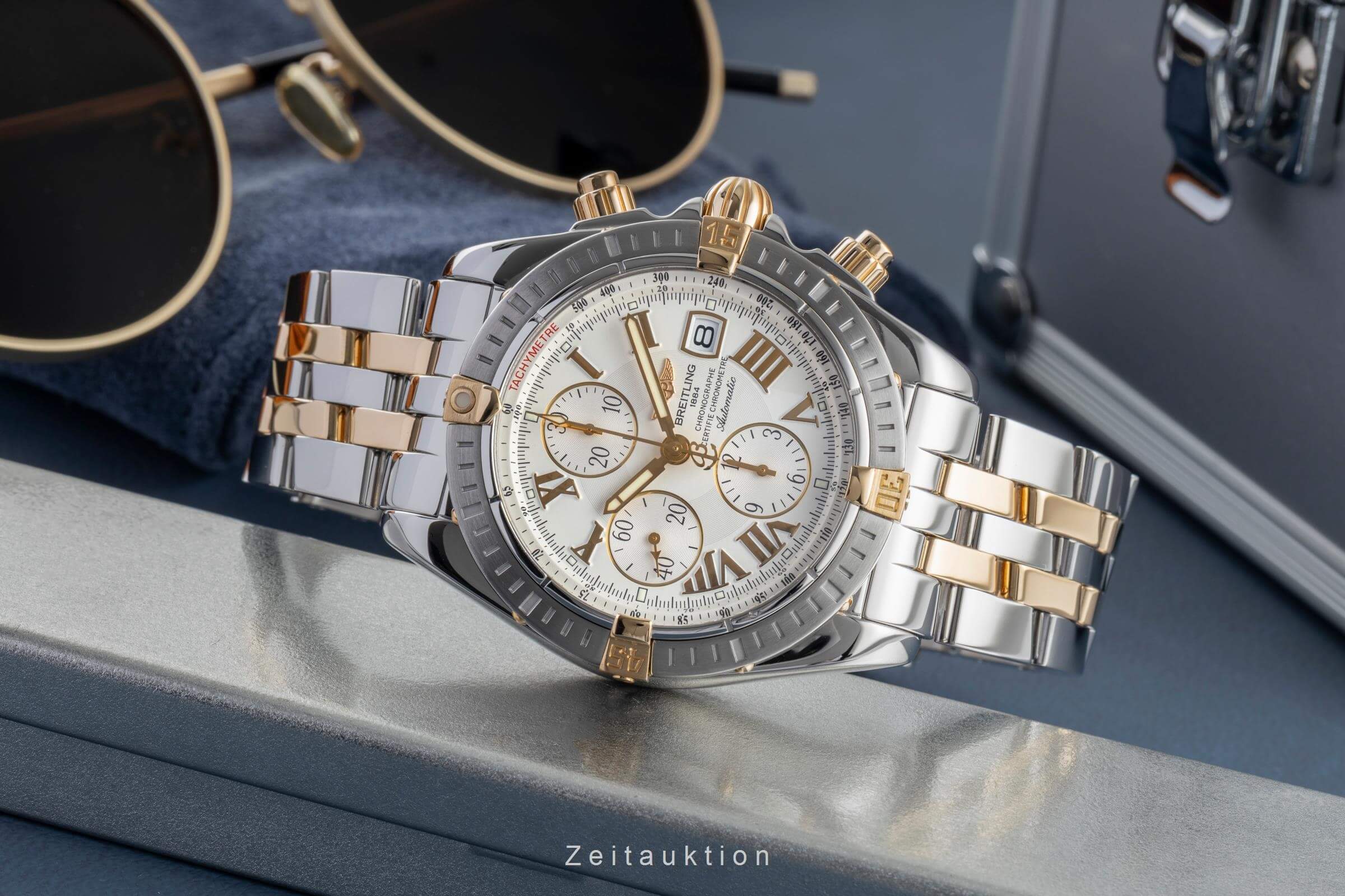 Breitling Chronomat chronograph steel / gold automatic men's watch B13356  [2502136] - Image 3