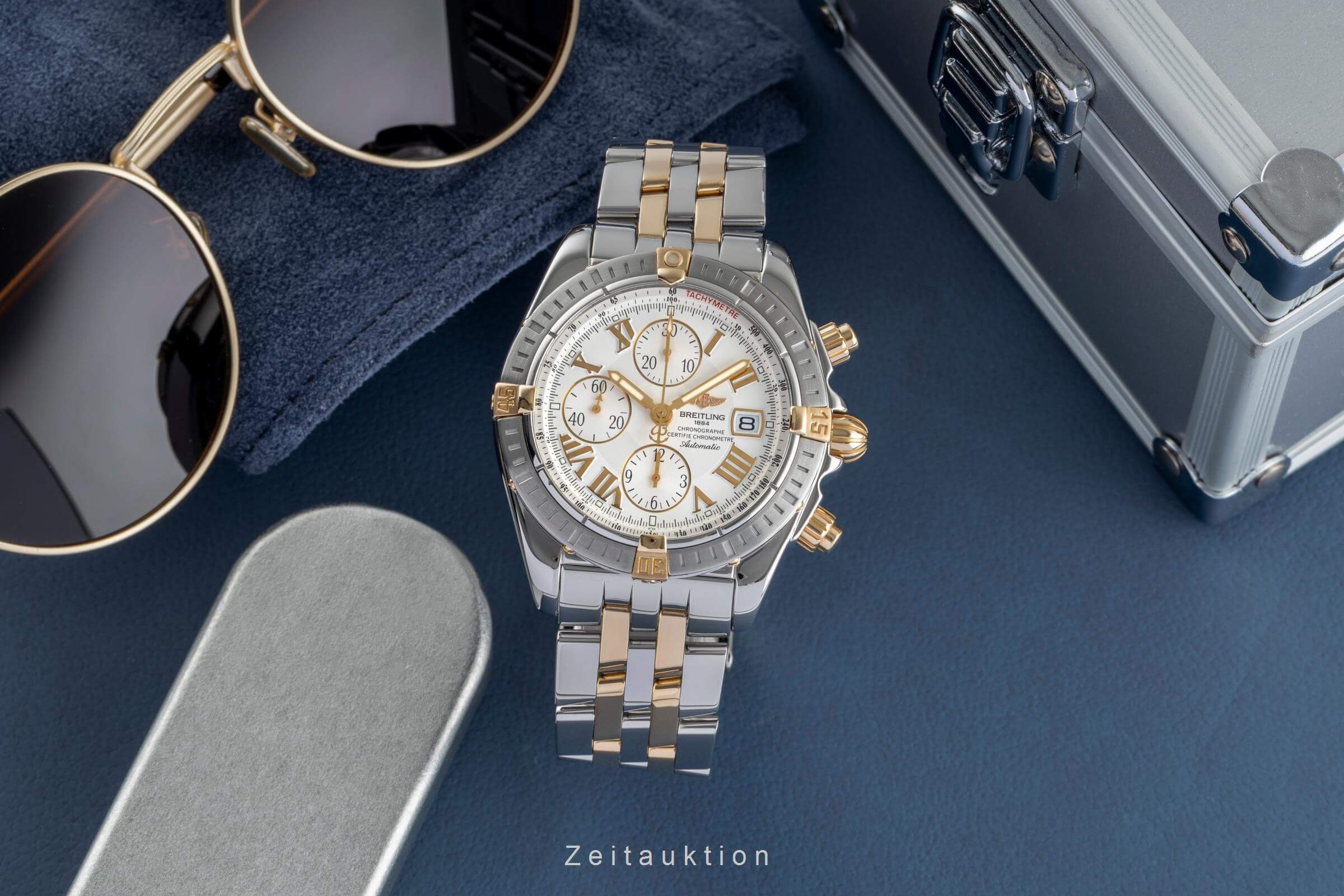Breitling Chronomat chronograph steel / gold automatic men's watch B13356  [2502136] - Image 4