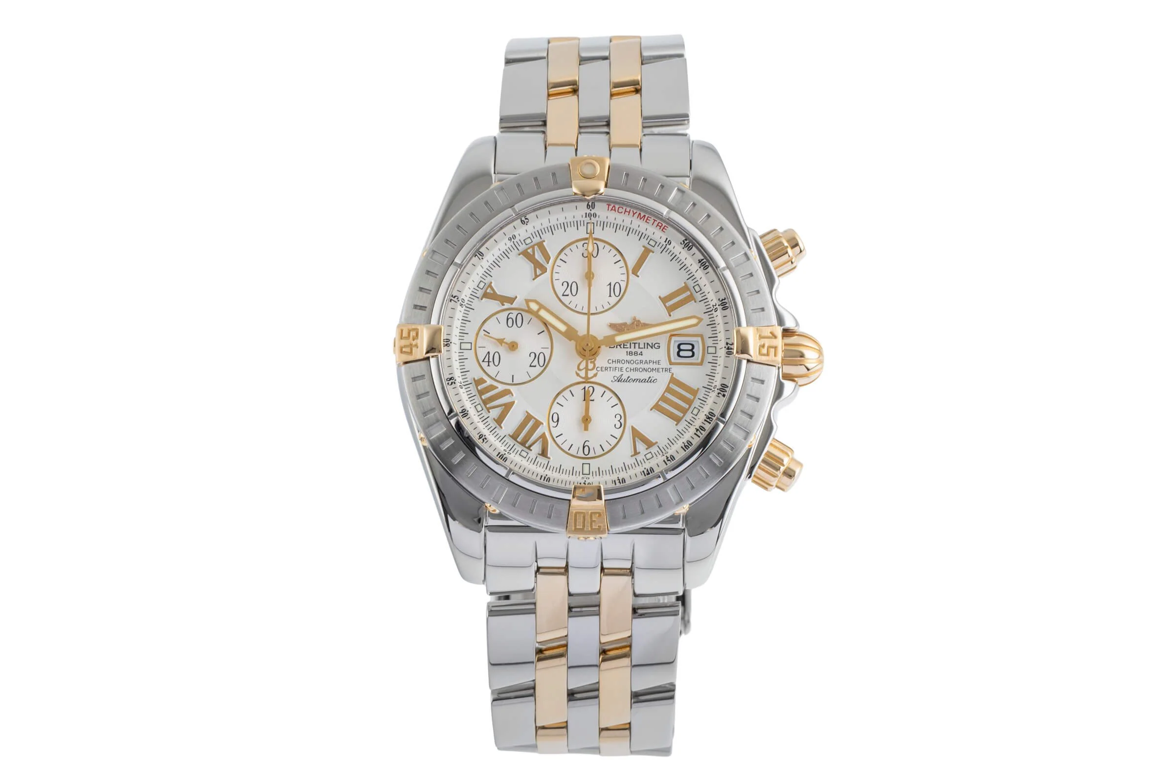 Breitling Chronomat chronograph steel / gold automatic men's watch B13356  [2502136] - Image 5