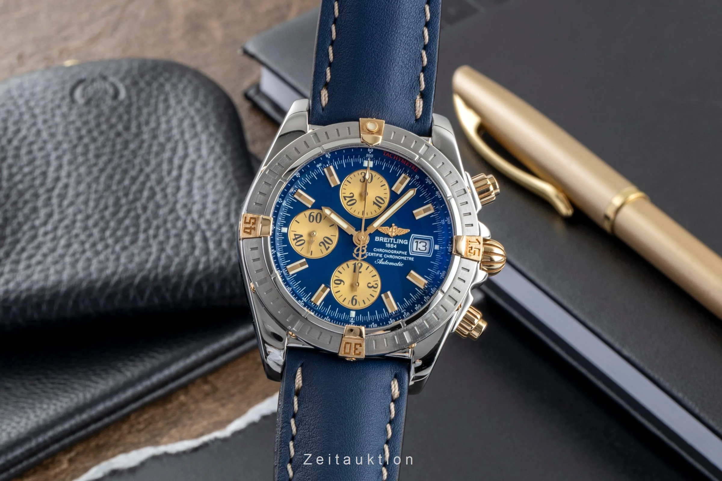 Breitling Chronomat chronograph steel / gold automatic men's watch B13356  [2506457] - Image 2