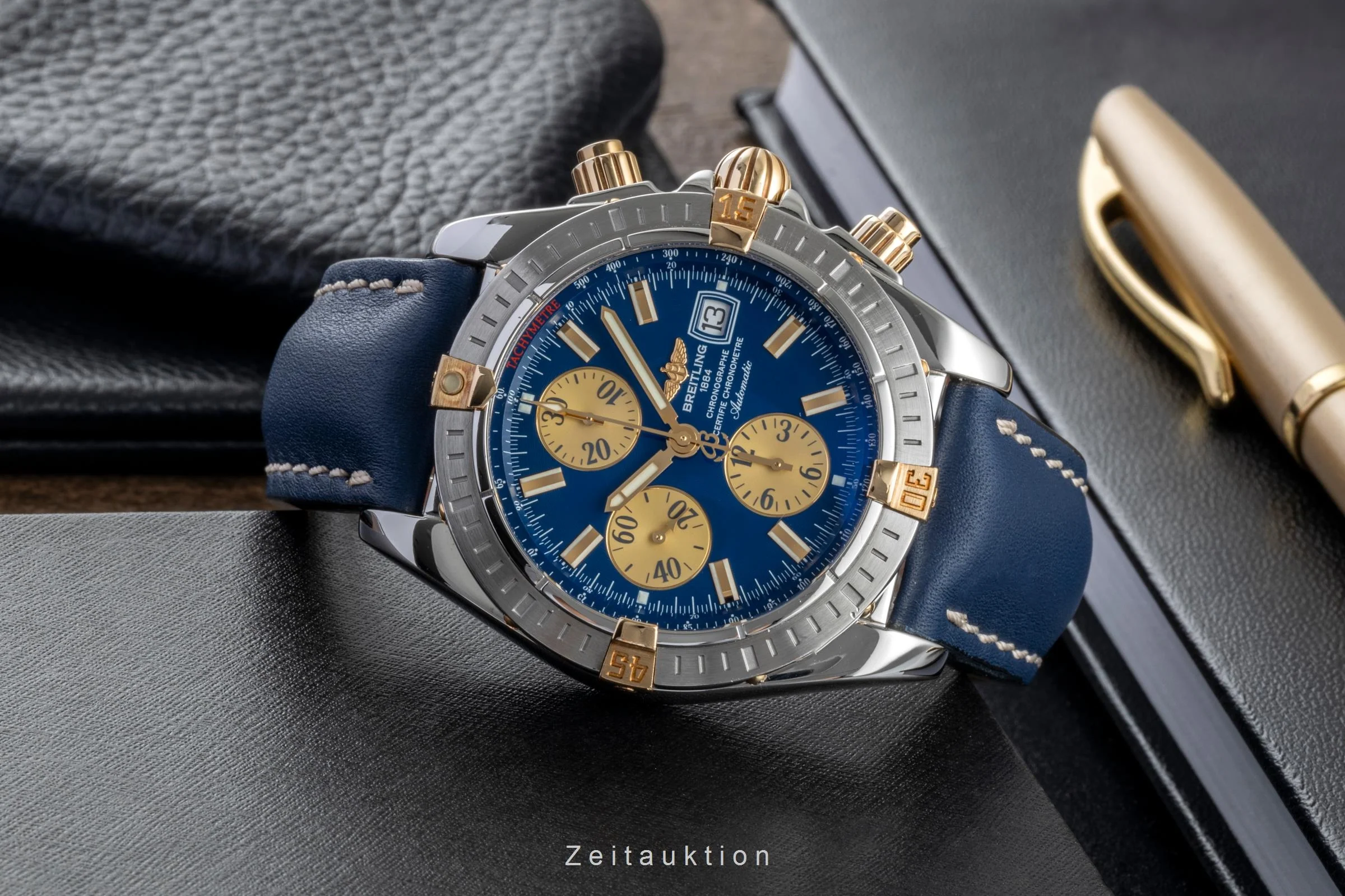 Breitling Chronomat chronograph steel / gold automatic men's watch B13356  [2506457] - Image 3