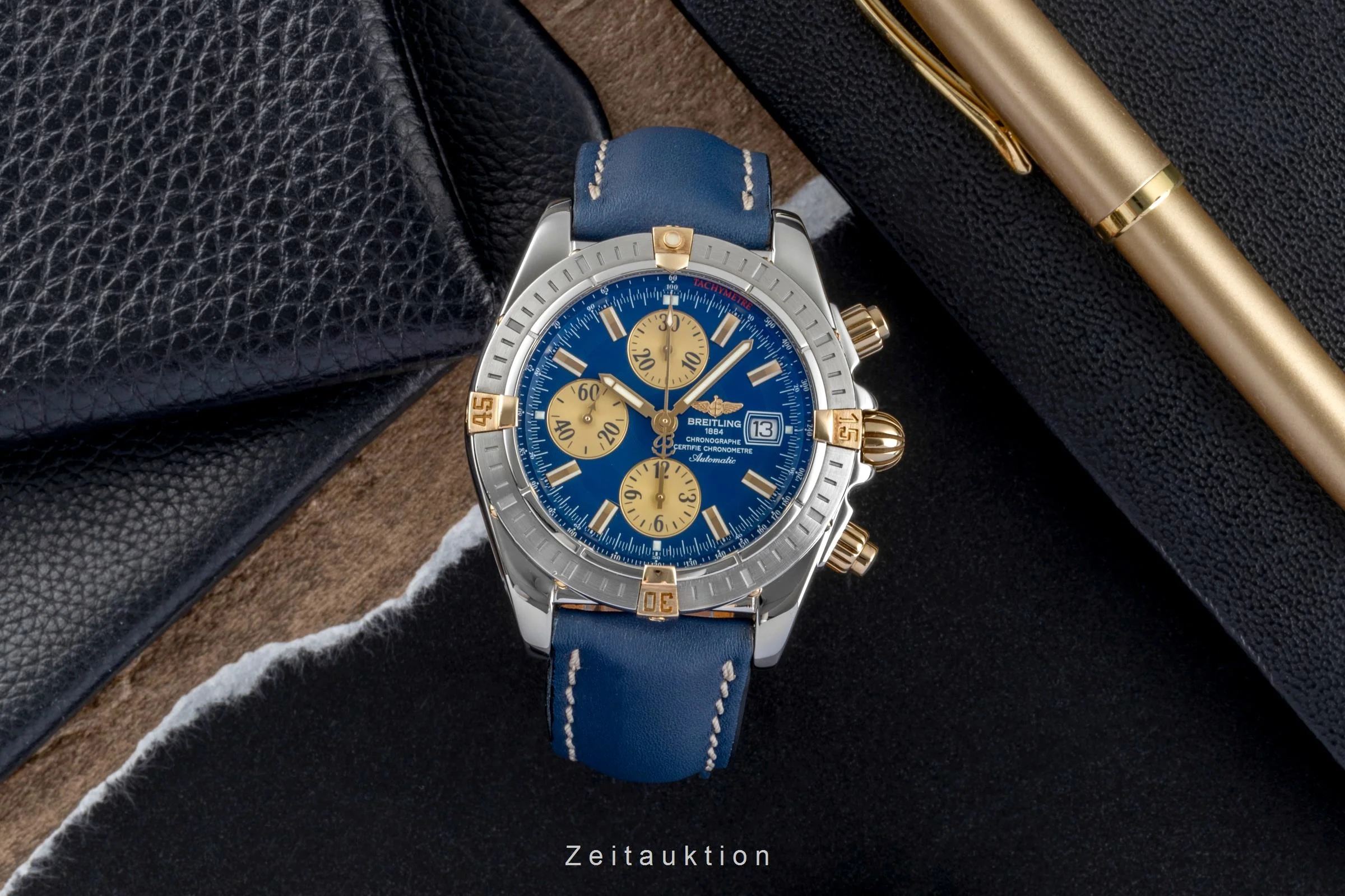 Breitling Chronomat chronograph steel / gold automatic men's watch B13356  [2506457] - Image 4