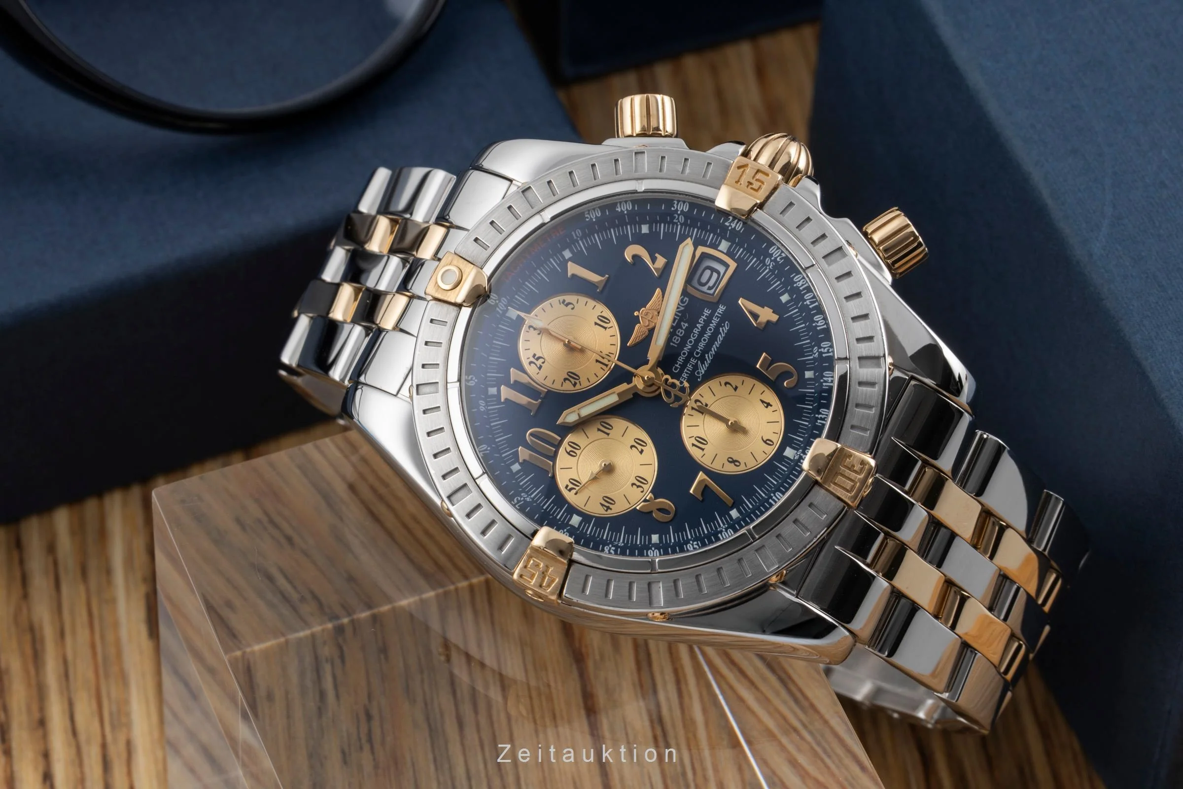 Breitling Chronomat chronograph steel / gold automatic men's watch B13356  [2600663] - Image 3