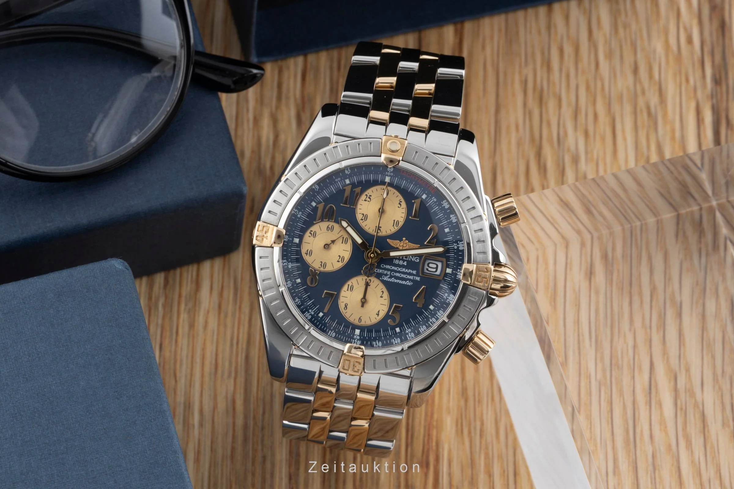 Breitling Chronomat chronograph steel / gold automatic men's watch B13356  [2600663] - Image 4