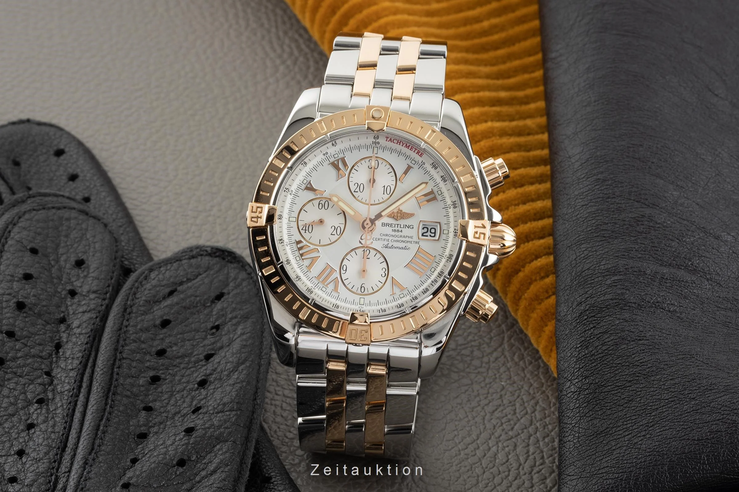 Breitling Chronomat chronograph steel / gold automatic men's watch C13356 LP: 12950EUR  [2303921] - Image 3