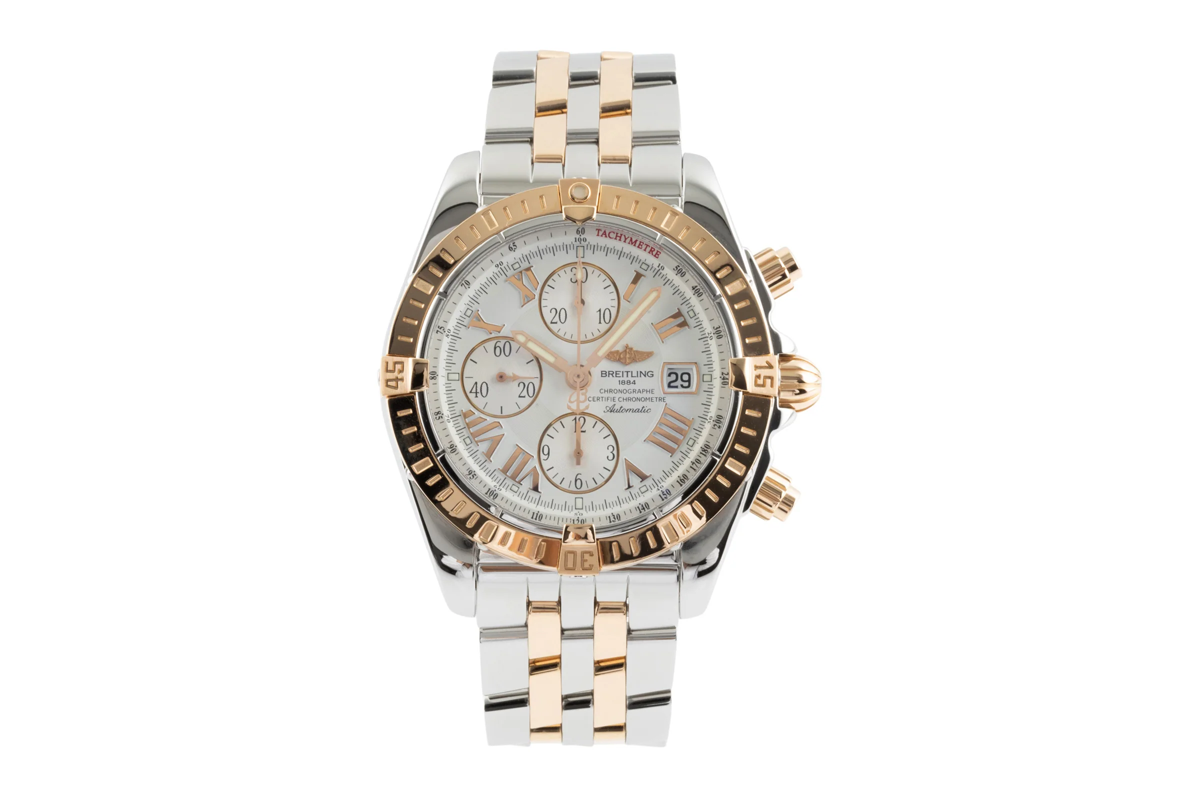 Breitling Chronomat chronograph steel / gold automatic men's watch C13356 LP: 12950EUR  [2303921] - Image 4