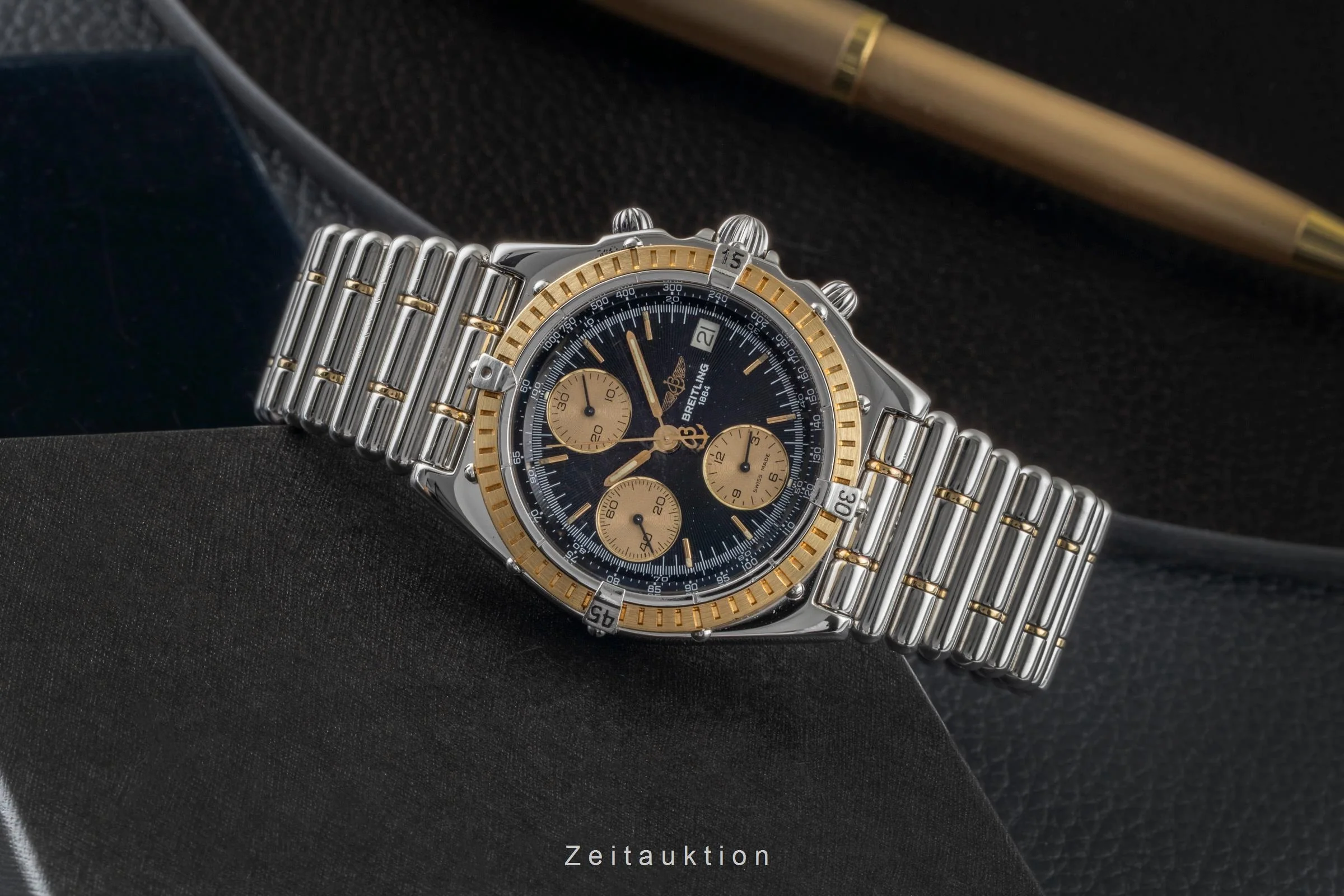 Breitling Chronomat chronograph steel / gold automatic men's watch D13047  [2600133] - Image 3