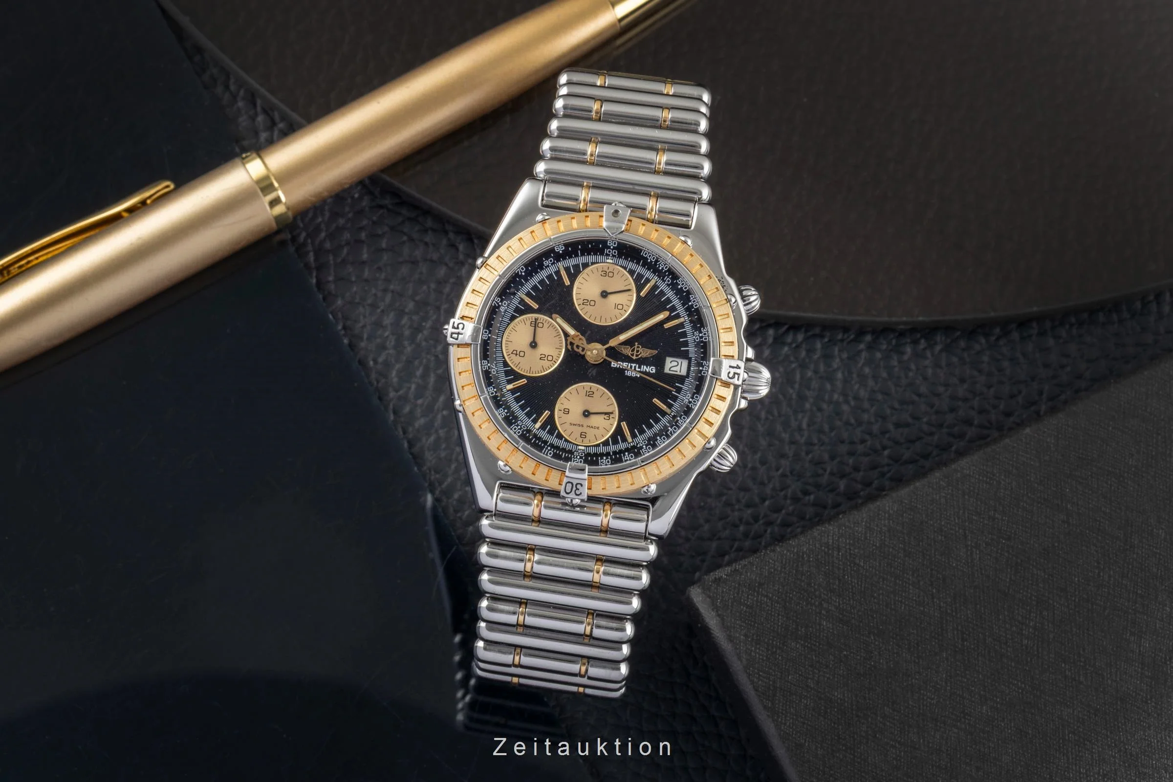 Breitling Chronomat chronograph steel / gold automatic men's watch D13047  [2600133] - Image 4