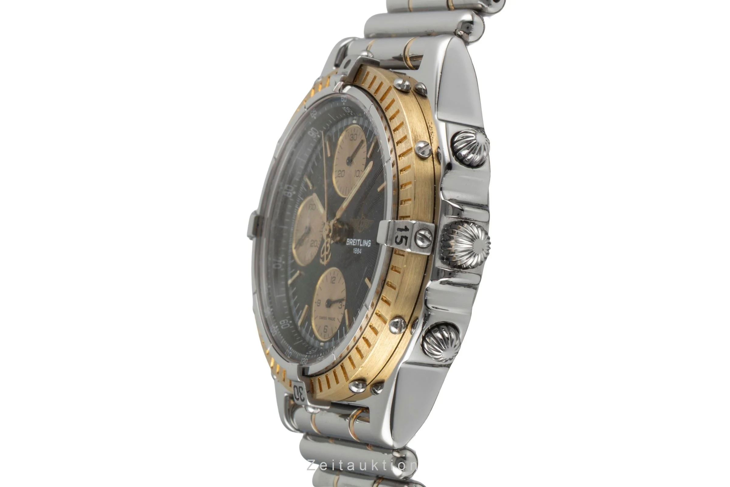 Breitling Chronomat chronograph steel / gold automatic men's watch D13047  [2600133] - Image 7
