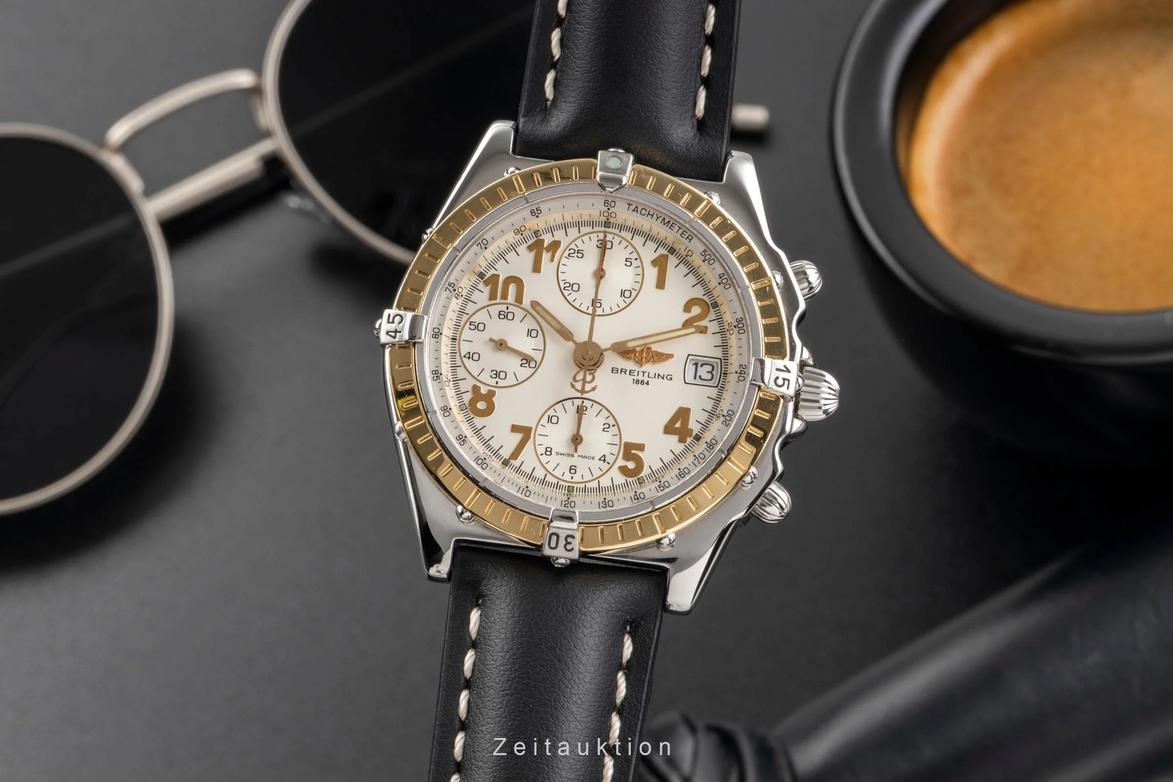 Breitling Chronomat chronograph steel / gold automatic men's watch D13050.1  [2502496] - Image 2