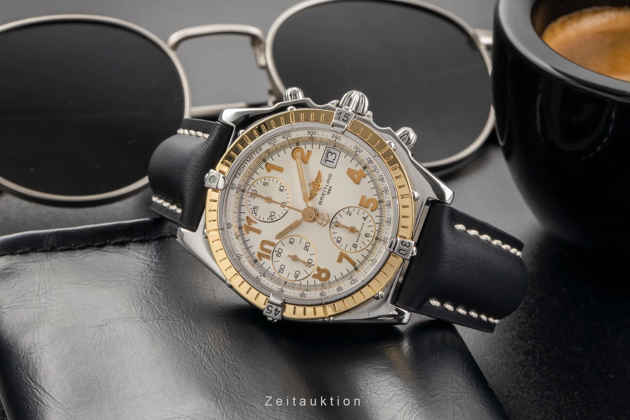 Breitling Chronomat chronograph steel / gold automatic men's watch D13050.1  [2502496] - Image 3