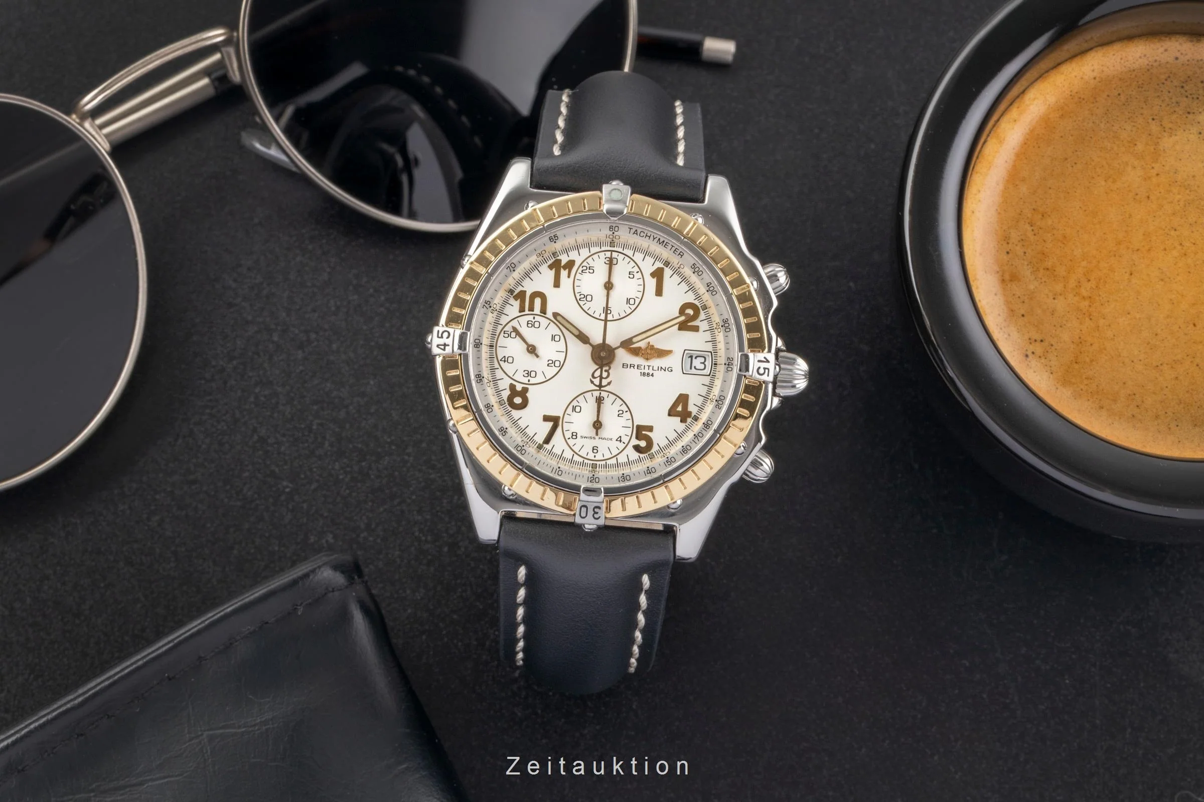 Breitling Chronomat chronograph steel / gold automatic men's watch D13050.1  [2502496] - Image 4