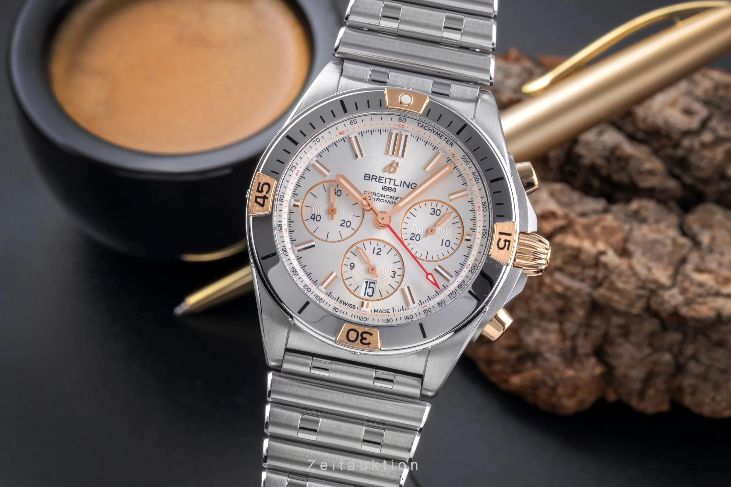 Breitling Chronomat chronograph steel / gold automatic men's watch IB0134 LP: 10850EUR  [2506133] - Image 2