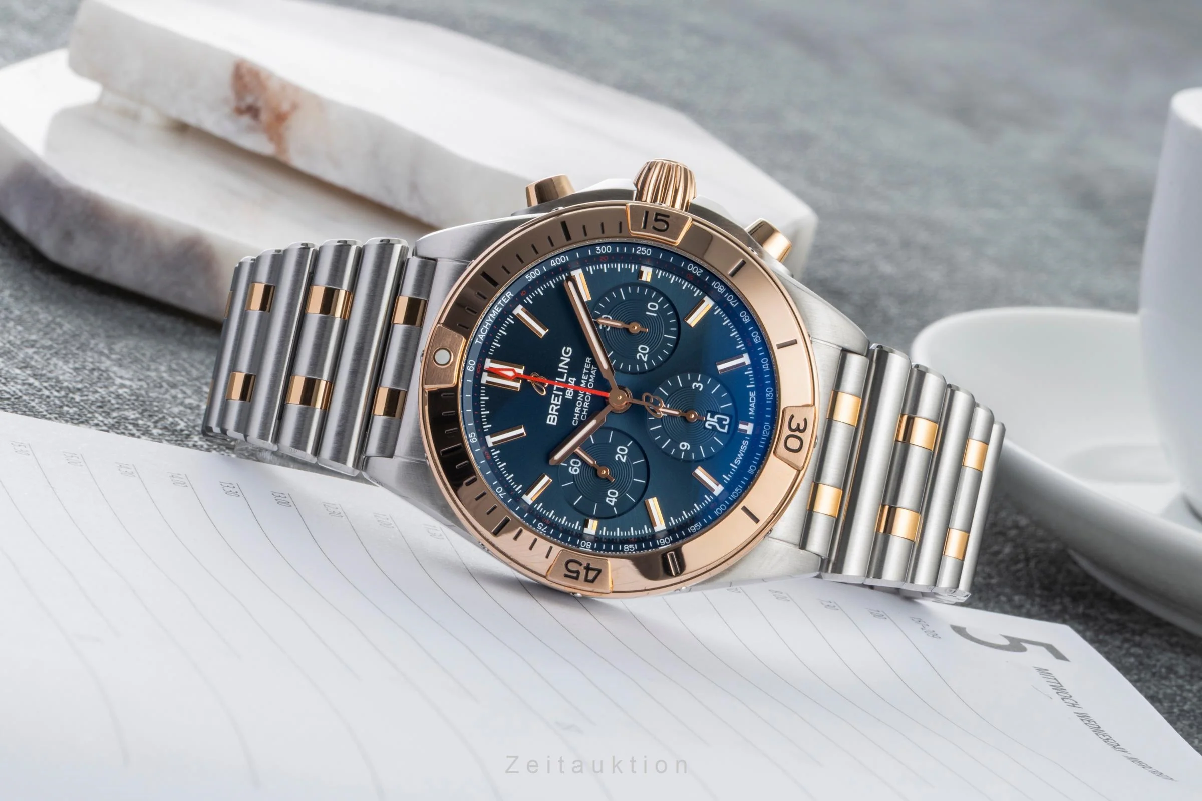 Breitling Chronomat chronograph steel / gold automatic men's watch UB0134 LP: 14200EUR  [2600481] - Image 3